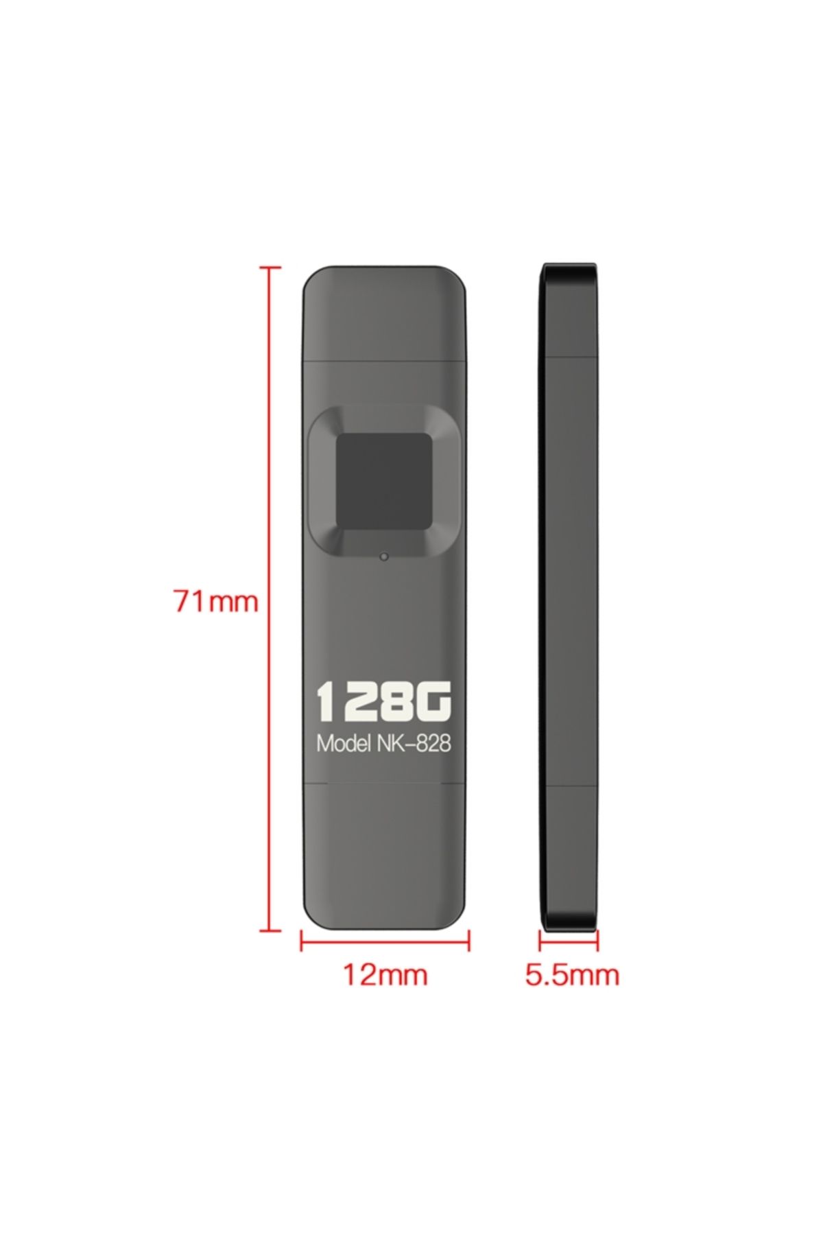 Techmaster-128GB iPhone iPad USB Fingerprint Protected Flash Memory 3