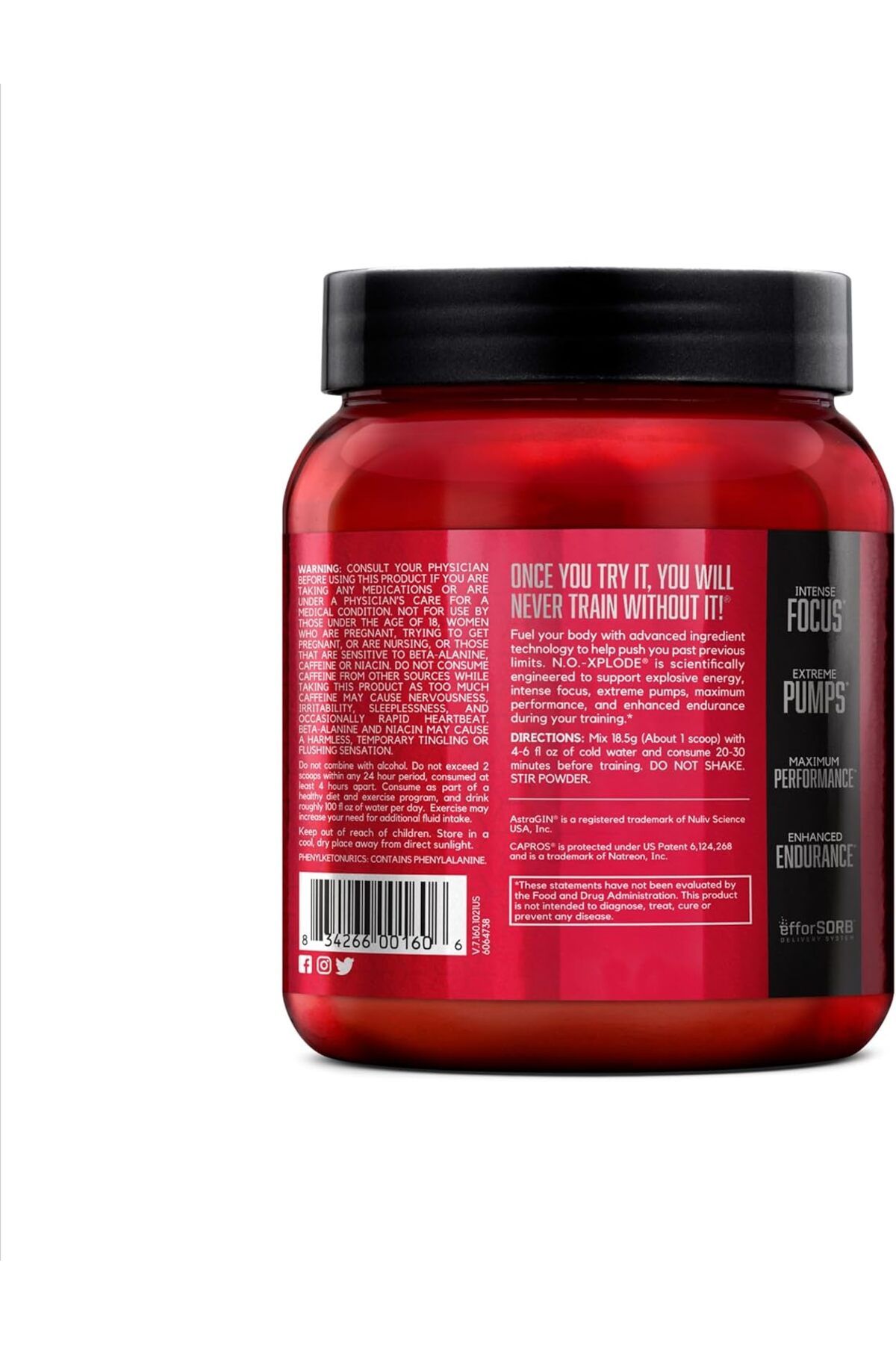 BSN-NO-Xplode, Grape, 30, Supports Explosive Energy, Enhanced Endurance 6