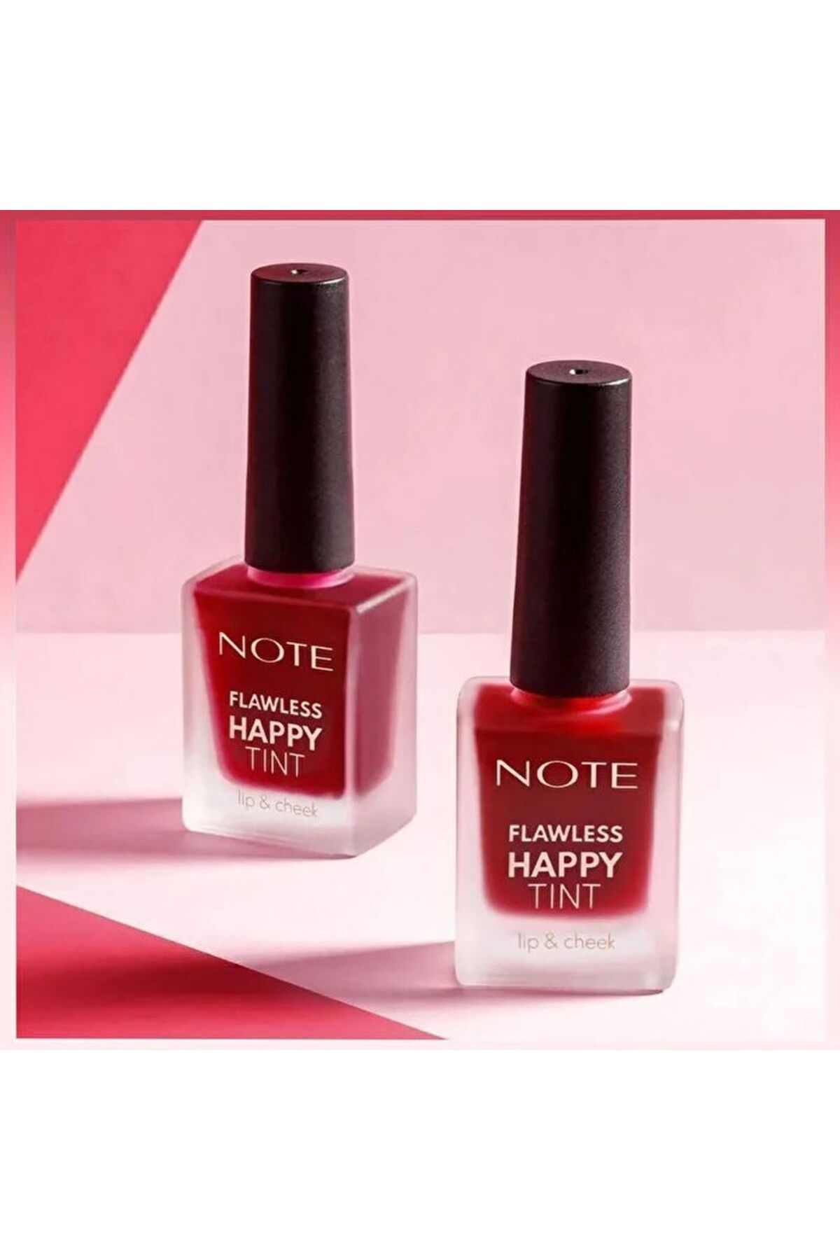 NOTE-Flawless Happy Tint Lip & Cheek 03 Sweet Pink Liquid Blush Pink 1 Piece 5