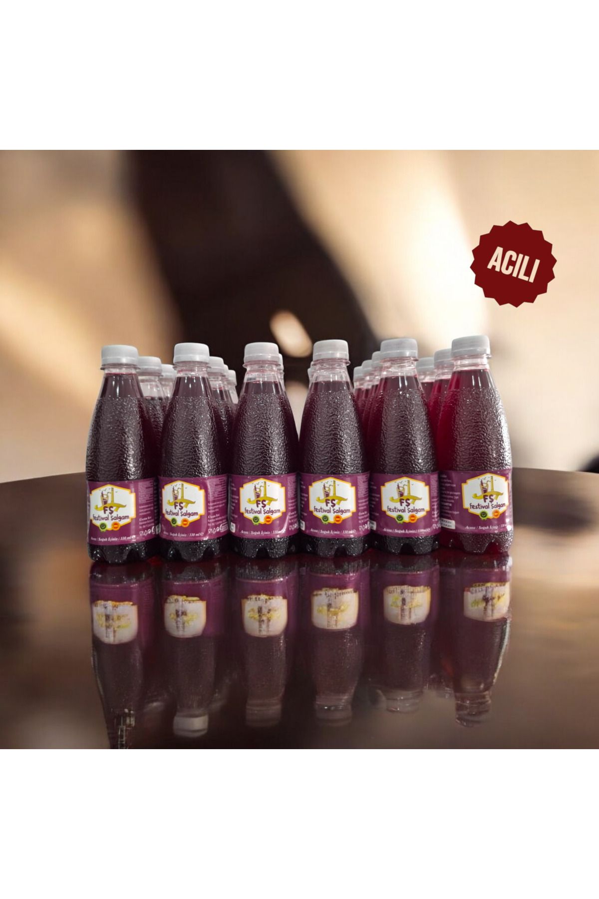 FŞ FESTİVAL ŞALGAM 24×330 ml %100 doğal acılı tanesiz şalgam