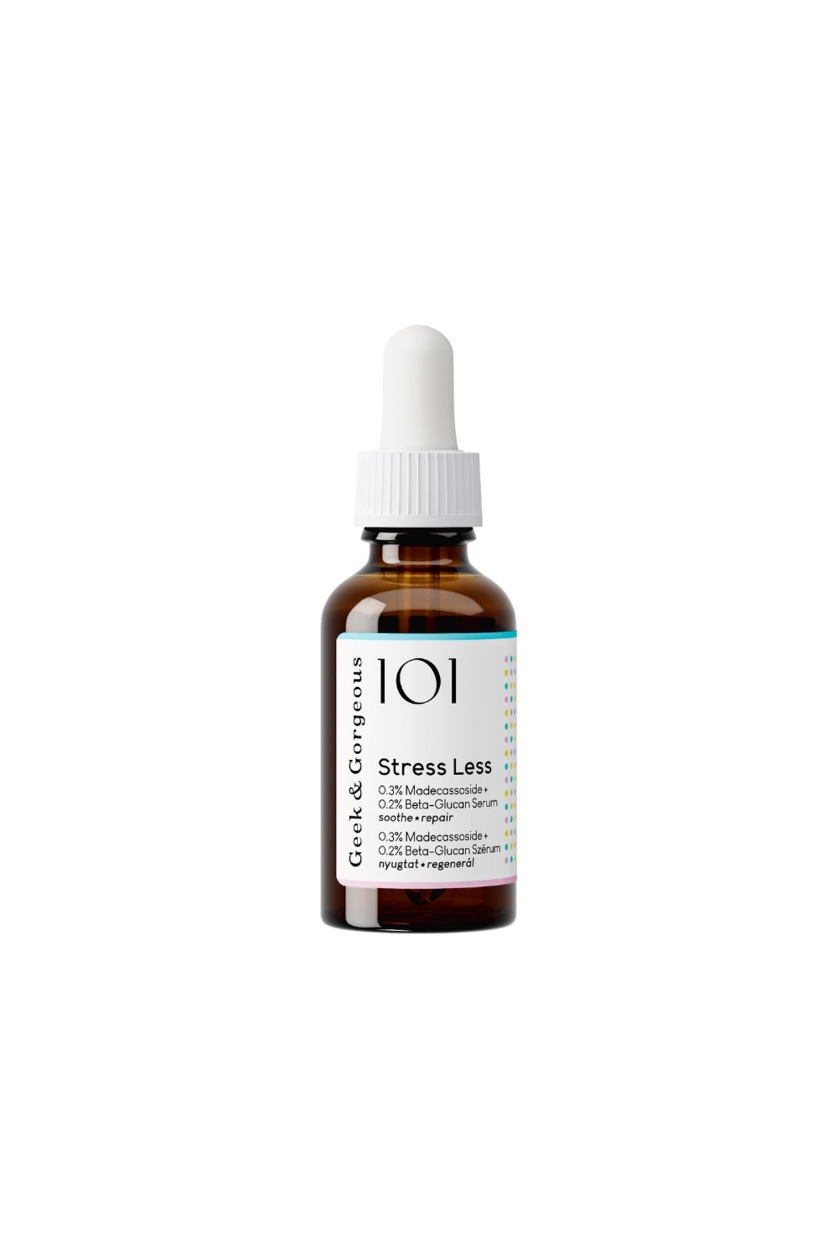 Other-Geek & Gorgeous Stress Less Beta Glucan + Madecassoside 0.5% 30 ml - Gel serum with beta-glucan 1