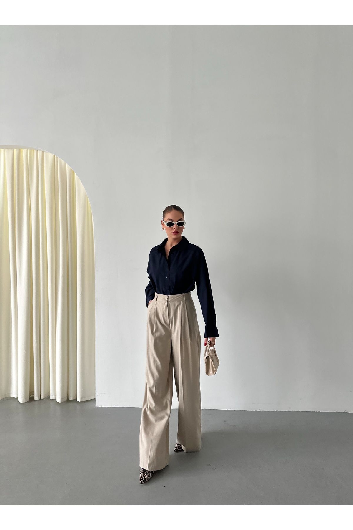 Laluvia-Business-Hose mit Steinfalten – 3602 6