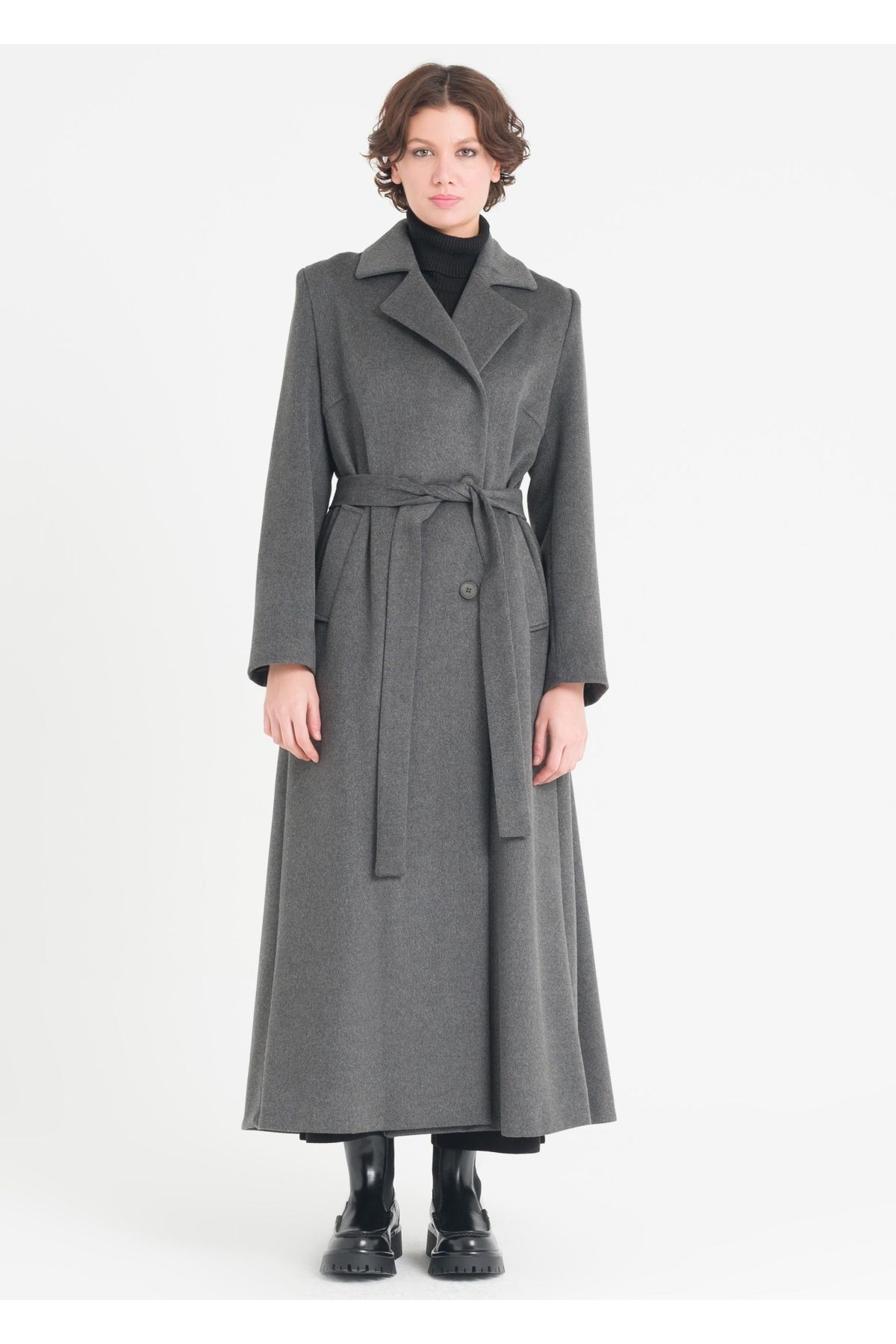 Armağan-Double Breasted Closure Coat 5