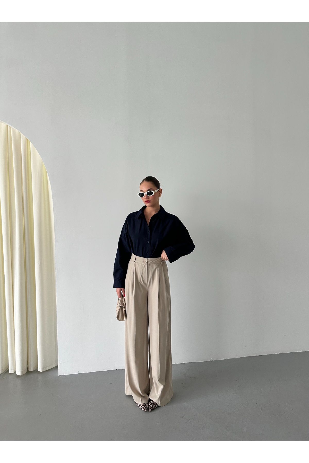 Laluvia-Business-Hose mit Steinfalten – 3602 5