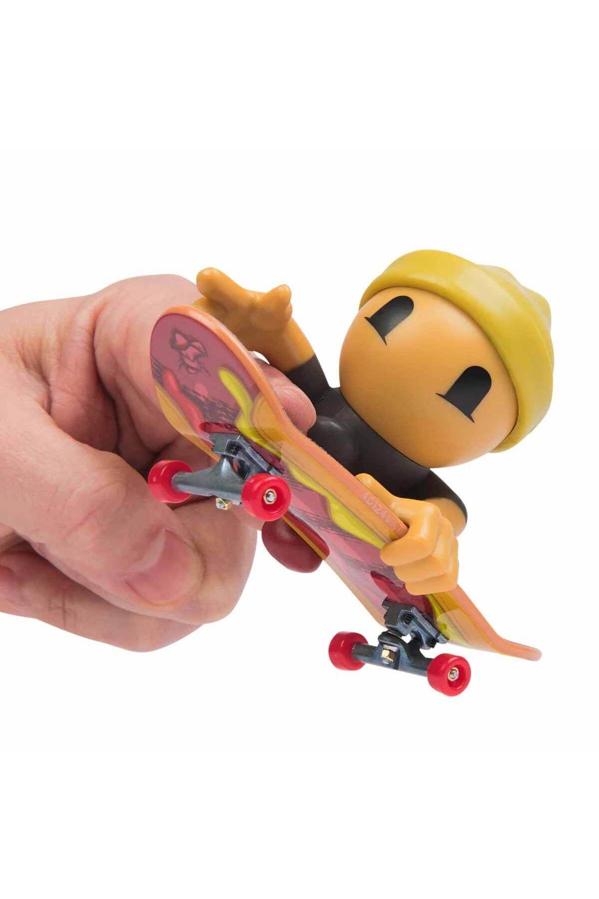 Tech Deck-S1 Model - Yellow Cap Sk8 Crew Figured Finger Ski 2