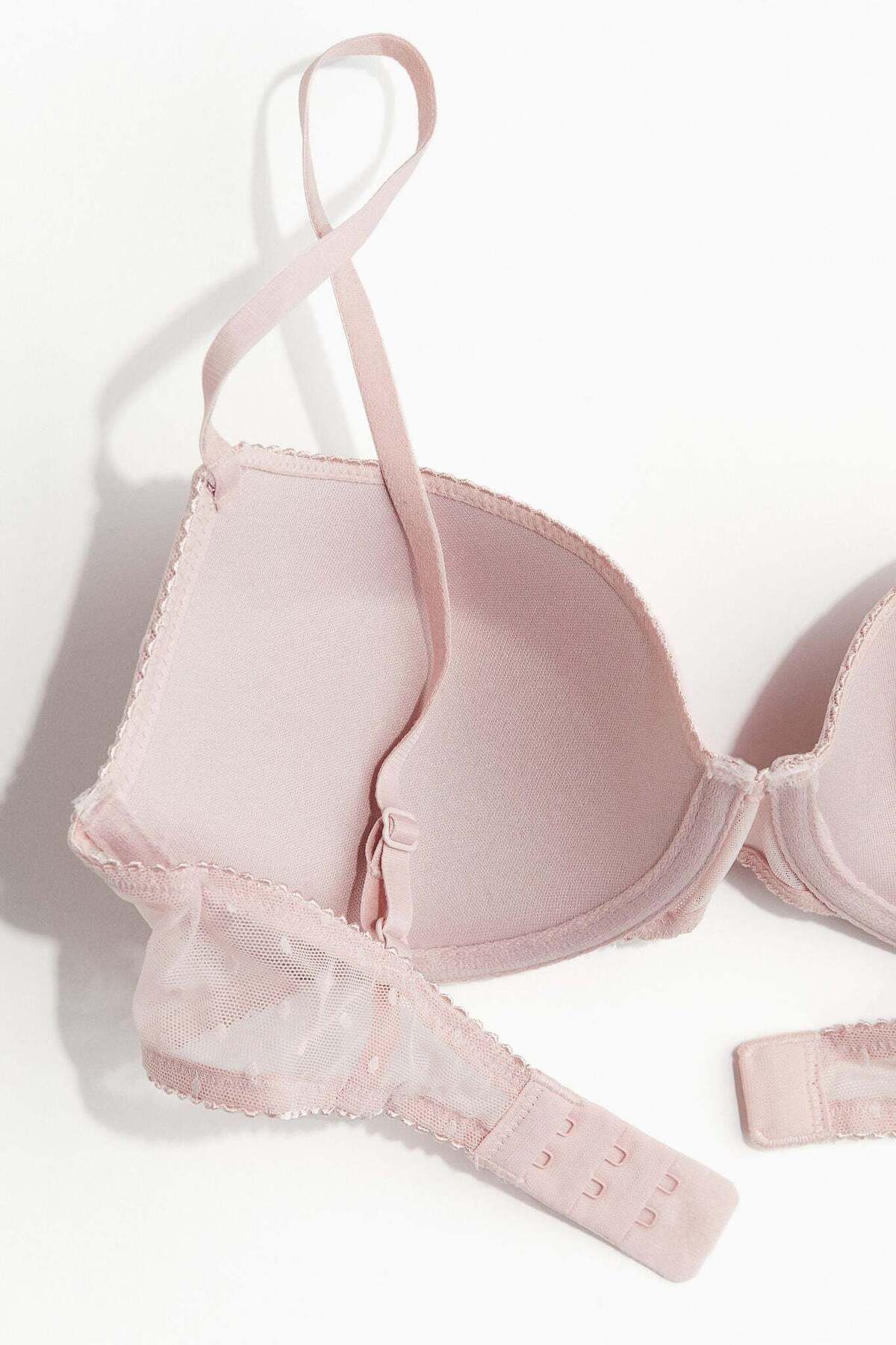 H&M-Mesh demi push-up bra 6