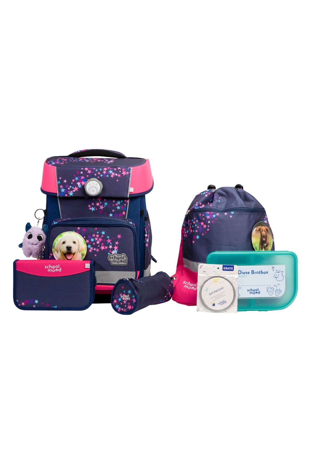 School Mood-Champion Maxx Pro Mila Schulranzen-Set 7-teilig 1