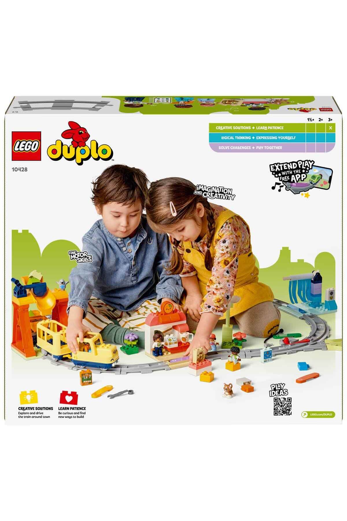 LEGO DUPLO Kasabası Büyük İnteraktif Mahalle Treni 10428 -3 Yaş ve Üzeri Çocuklar İçin Eği fotoğrafı 4 (önizleme)