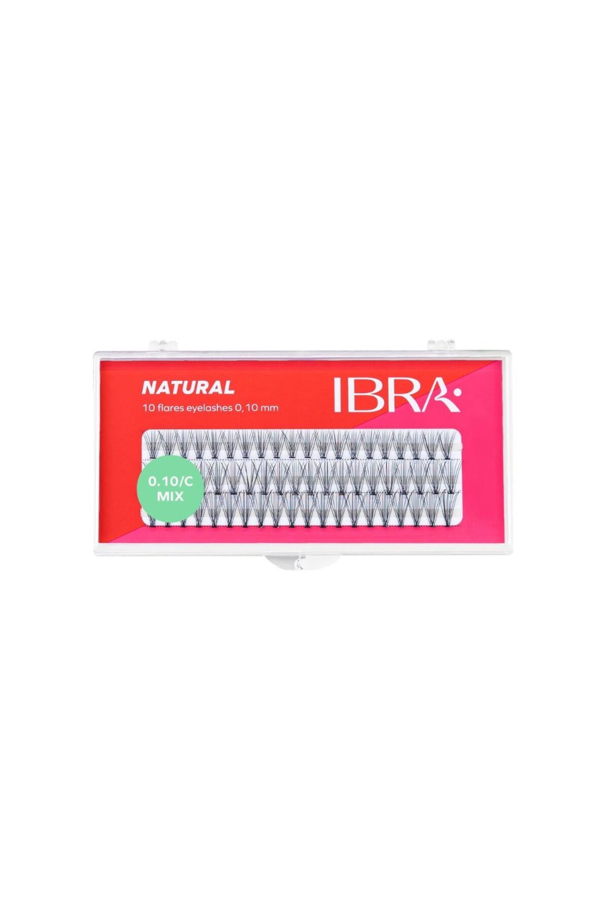 Other Ibra Makeup Eyelash Tufts Natural Mix 0,10/c - One Size