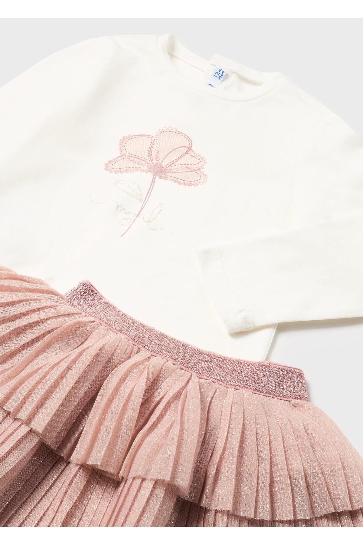 Mayoral Kız Bebek Tül Etekli Takım fotoğrafı 5 (önizleme)
