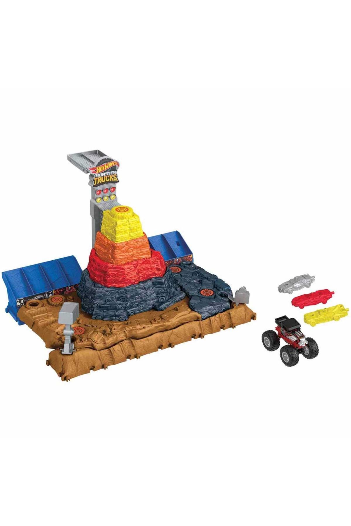 misan Hot Wheels Monster Trucks Muhteşem Çarpışma Arenası Oyun Seti HNB96