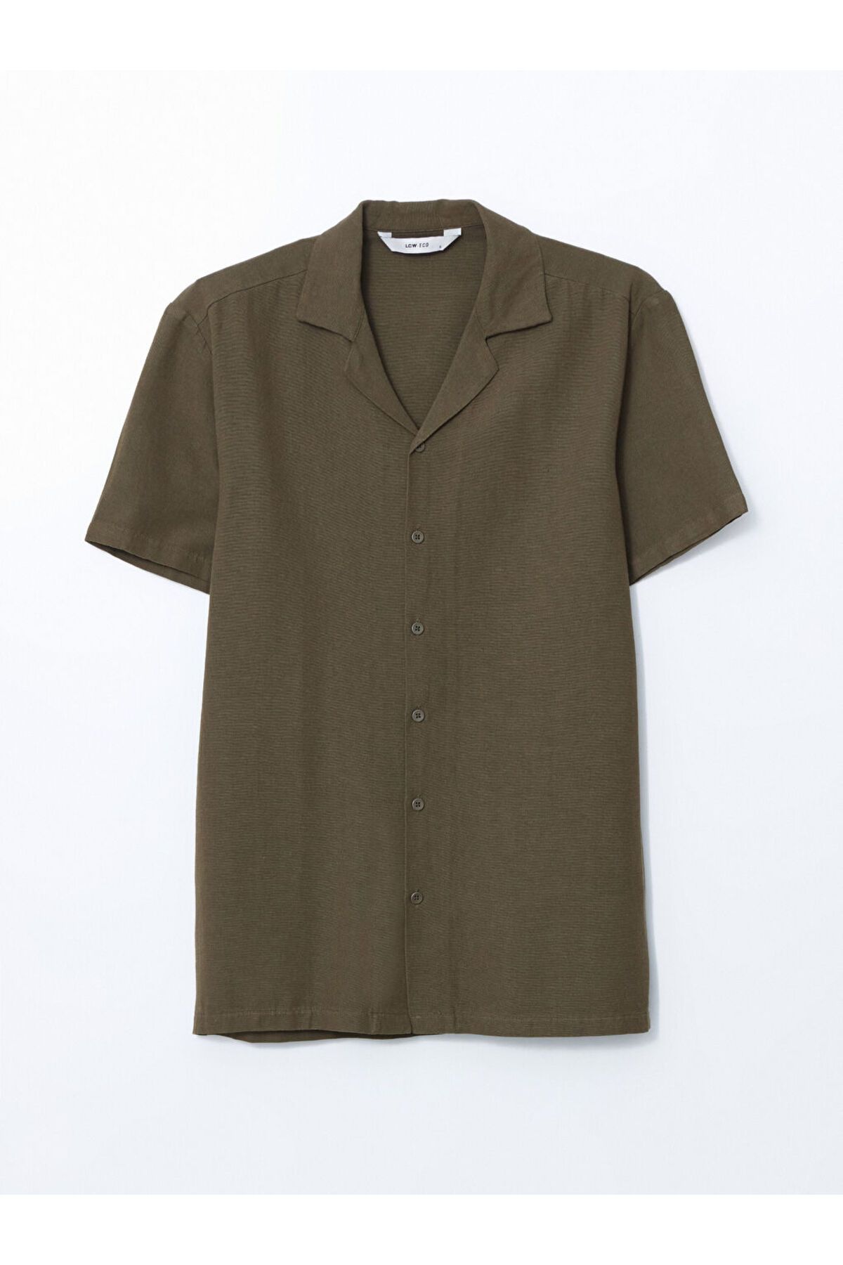 LCW ECO Regular Fit Kısa Kollu Erkek Gömlek - 1