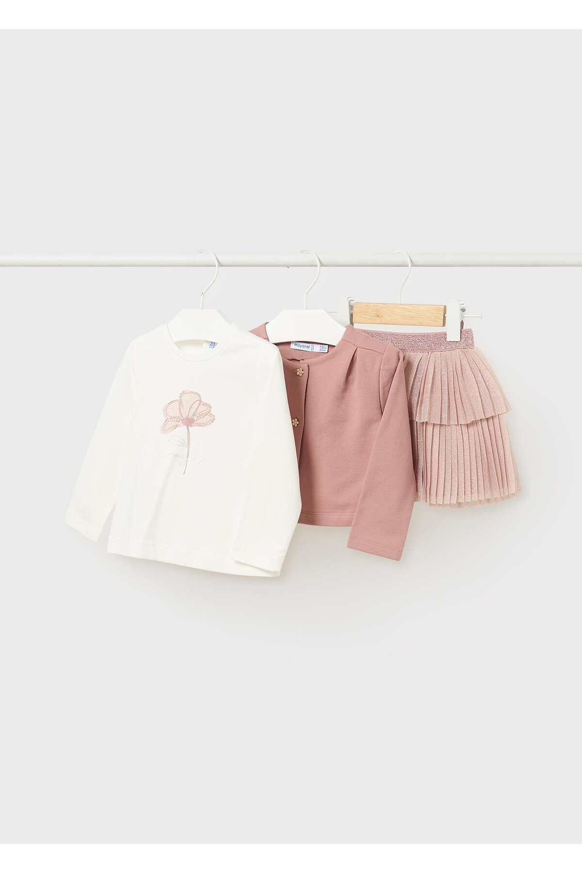 Mayoral Kız Bebek Tül Etekli Takım fotoğrafı 4 (önizleme)