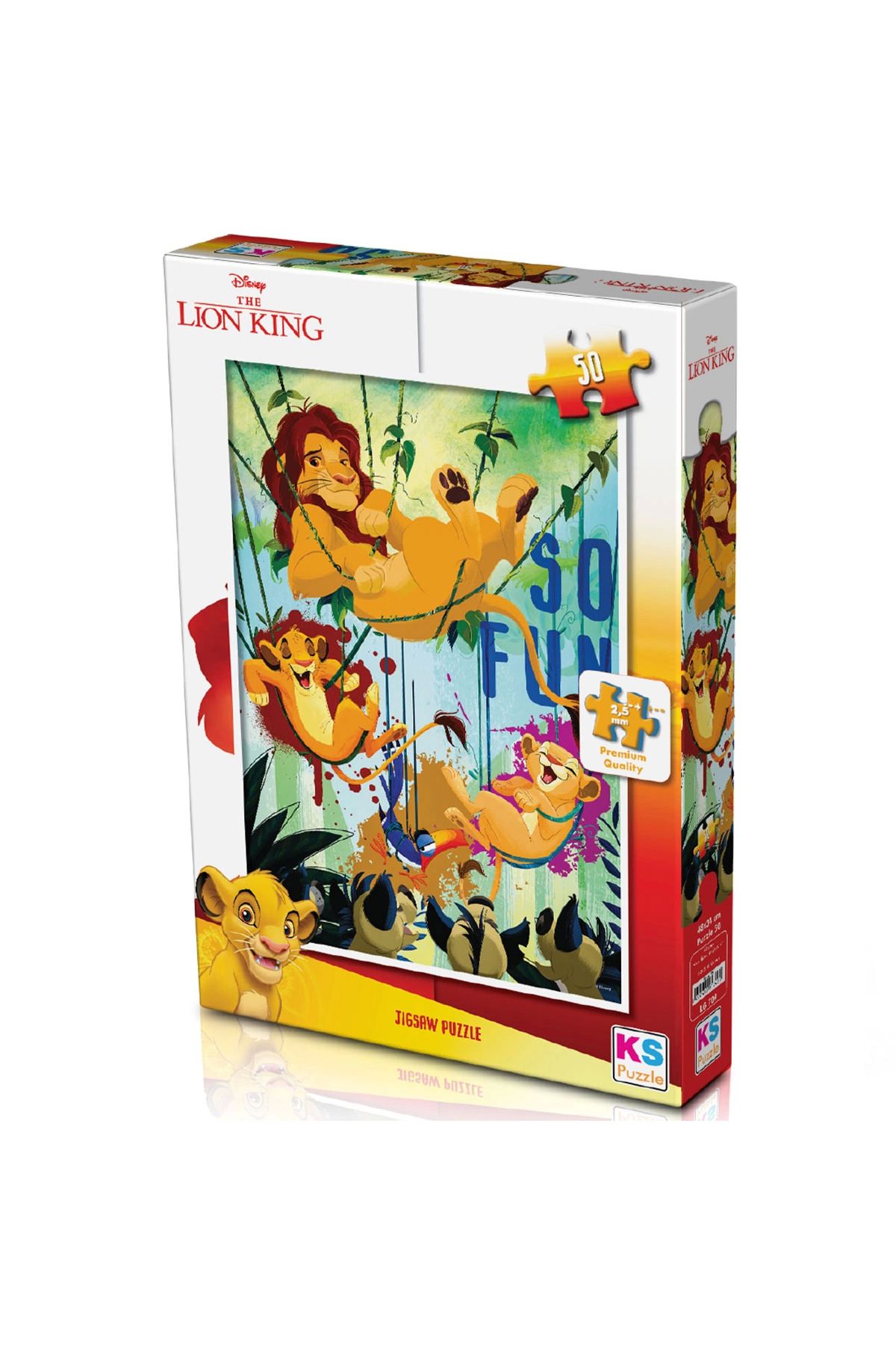 misan KS Lion King 50 Parça Puzzle