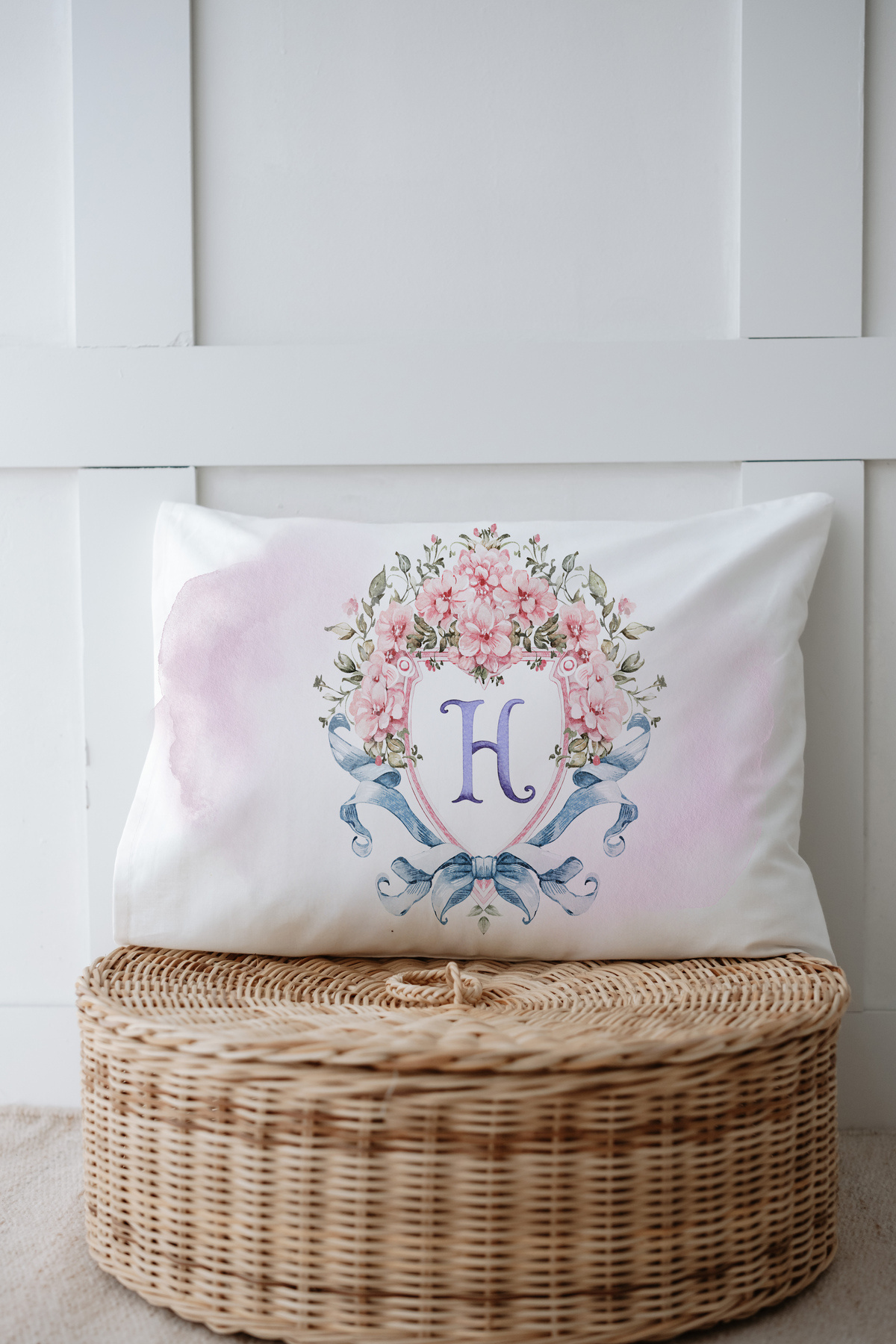 Lilabio-100% Organic Cotton Letter Series 10-Piece Hospital Release Pink Letter H 4