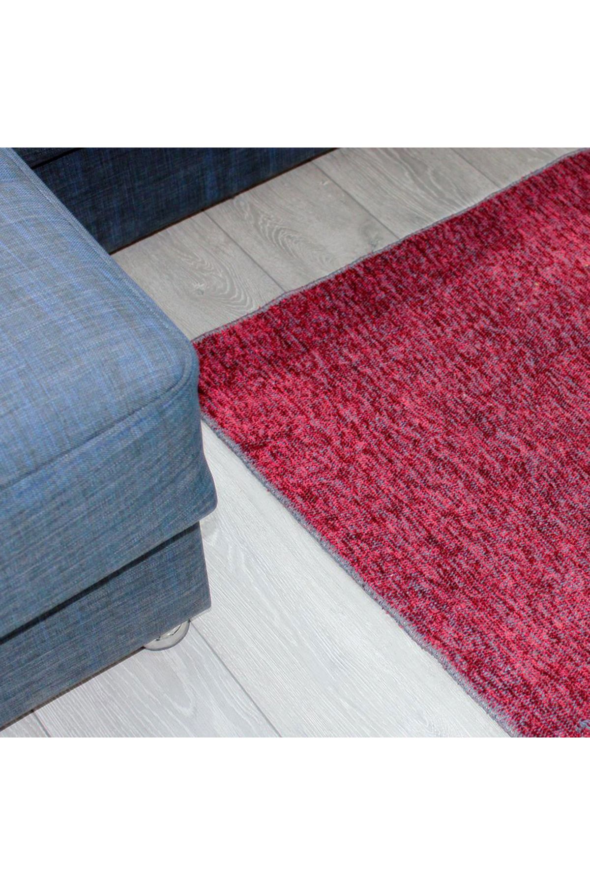Homelux-Foldy Rug, Rectangular, 76X150 Cm, Plain, Double-Sided, Red, Polyester 2