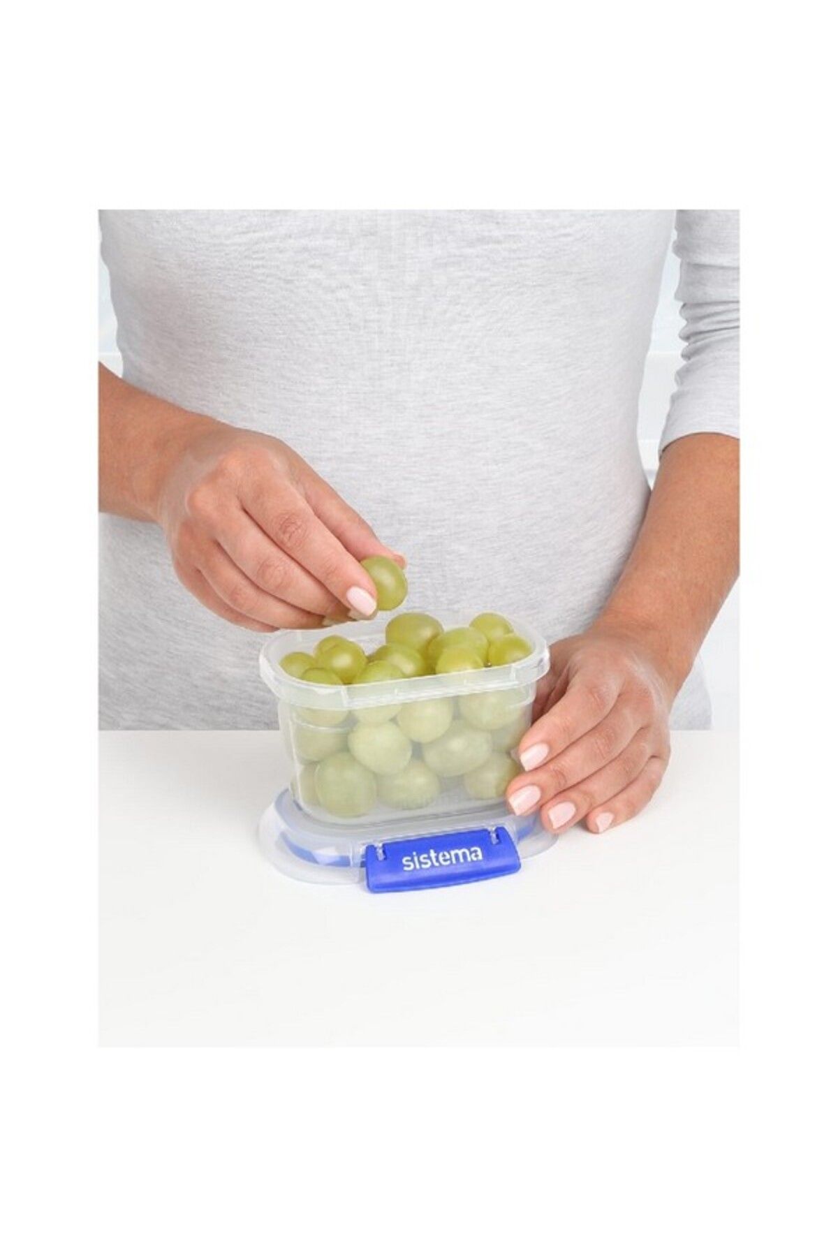 Sistema-3-Piece Leak-Proof Rectangular Klip It Plus Food Storage Container Set 400ml 5