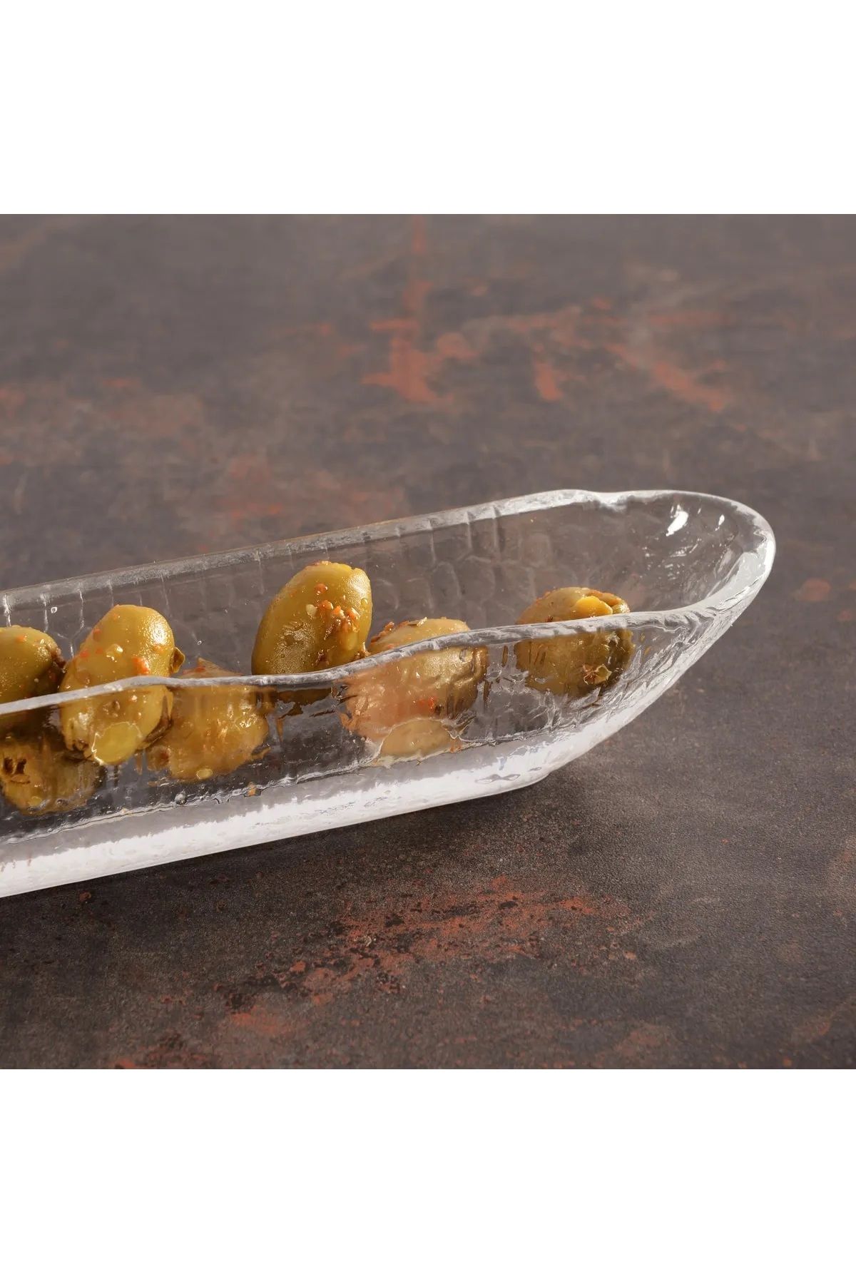Paşabahçe-Olives and Dates Presentation Plate - Catering Handmade 2