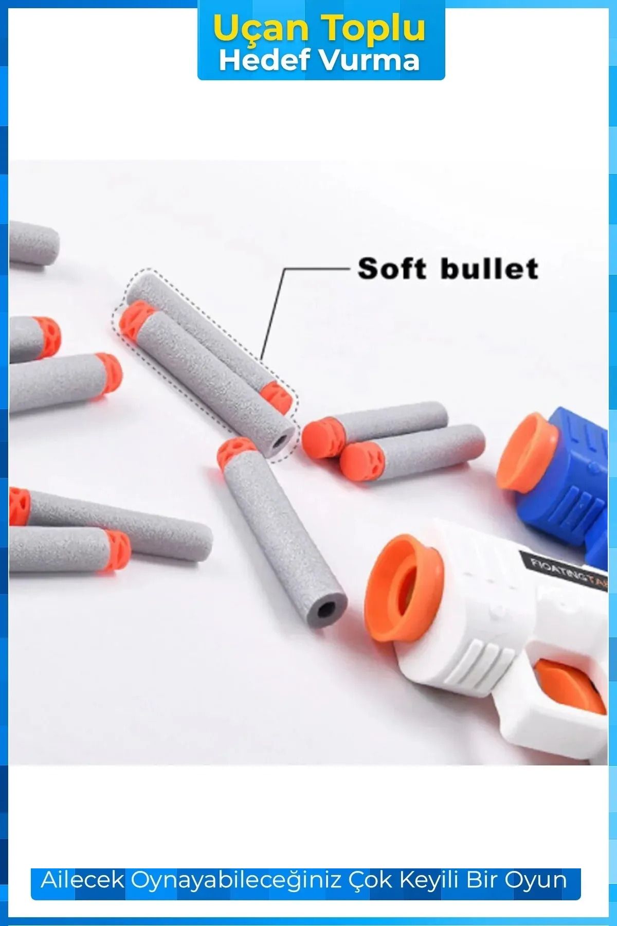 Hower's-Joysmart Floating Target Shooting Game Flying Targets Game For Hover Blast Nerf 8