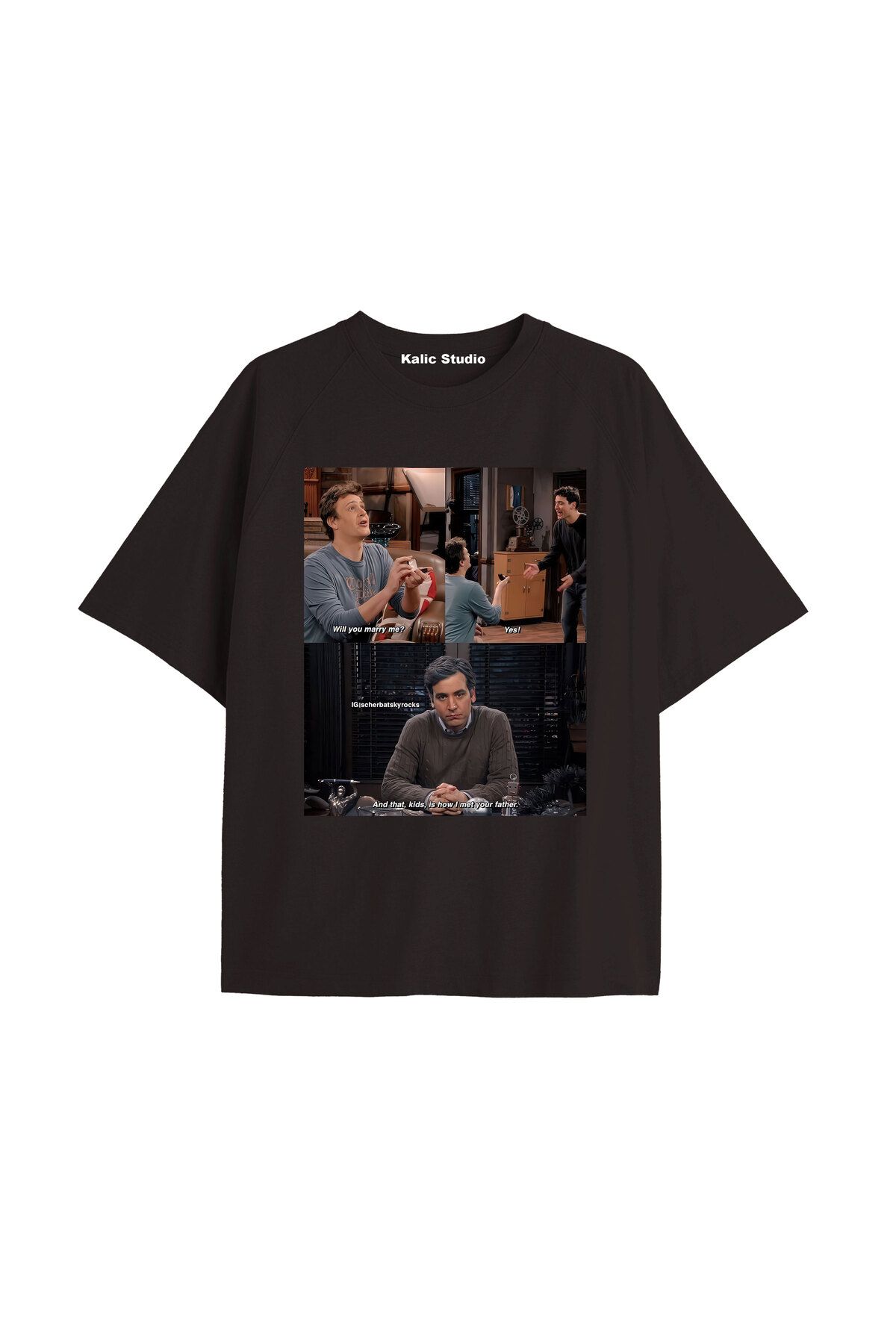 Kalic Studio How I Met Your Mother Oversize T-shirt KOD 79