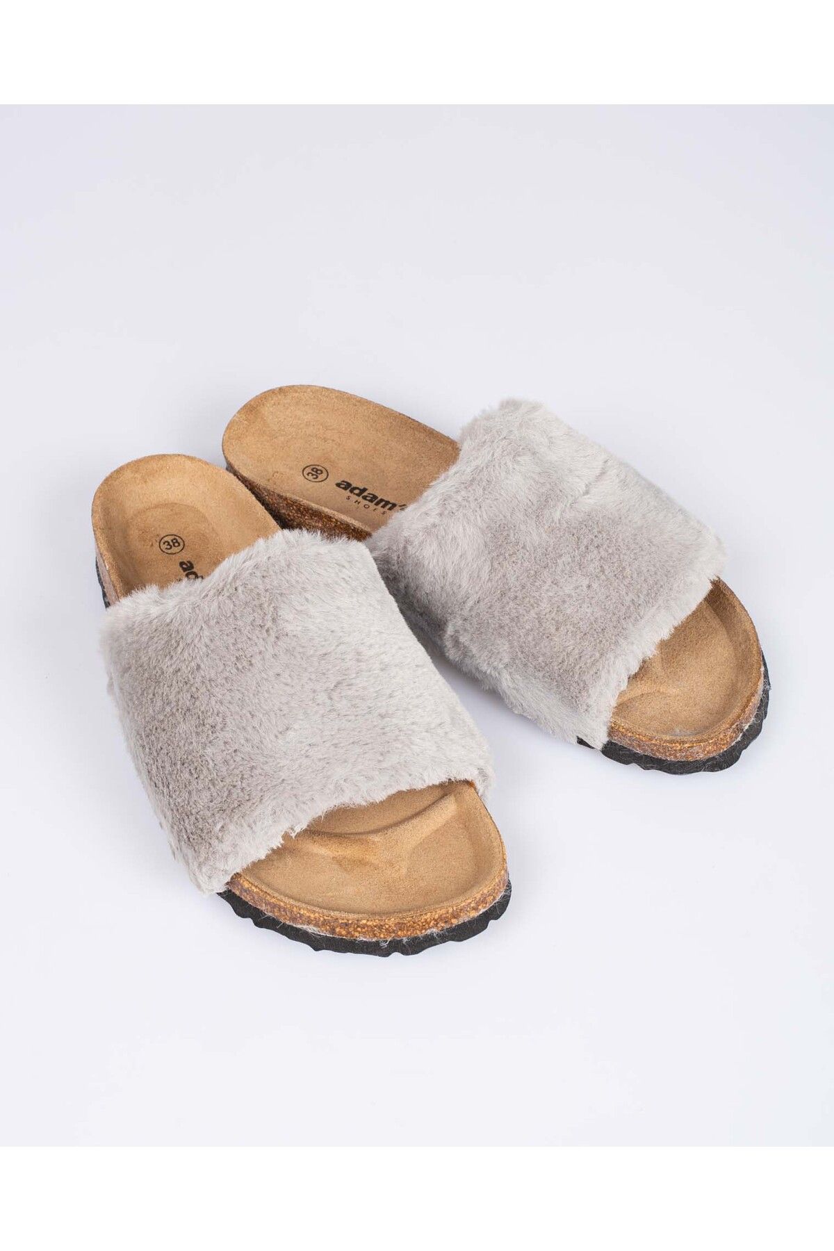 Adams-Adams faux fur slippers 24HAT57002 1