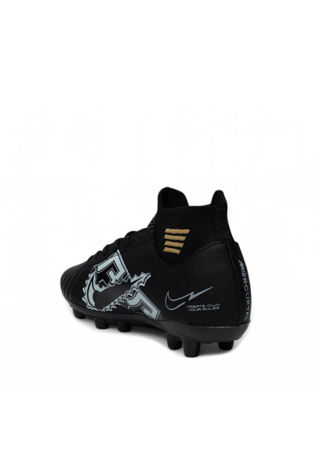 Twingo-Black Silver Men's Football Cleats Football Shoes 3