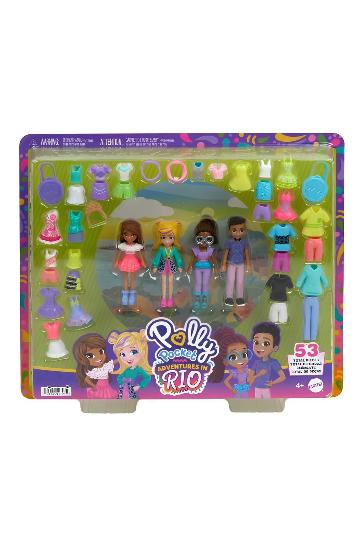 misan HWP23 Polly Pocket Adventures in Rio Moda Oyun Paketi