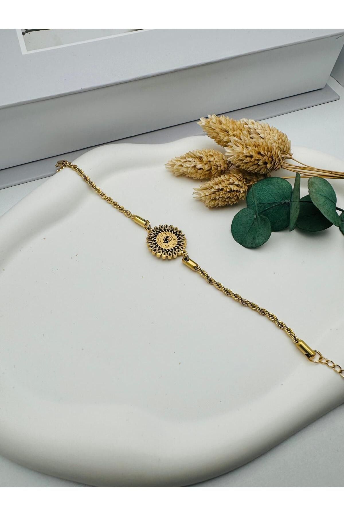 GLY ÇLKBİJUTERİ Çeyrekli Bileklik (Gold) Blk 2176