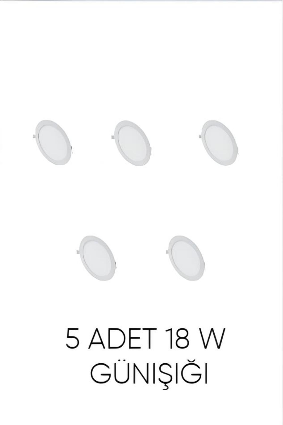 Cata 18W Slim Led Panel Gün Işığı 3200K 1830 Lm 5 li Paket