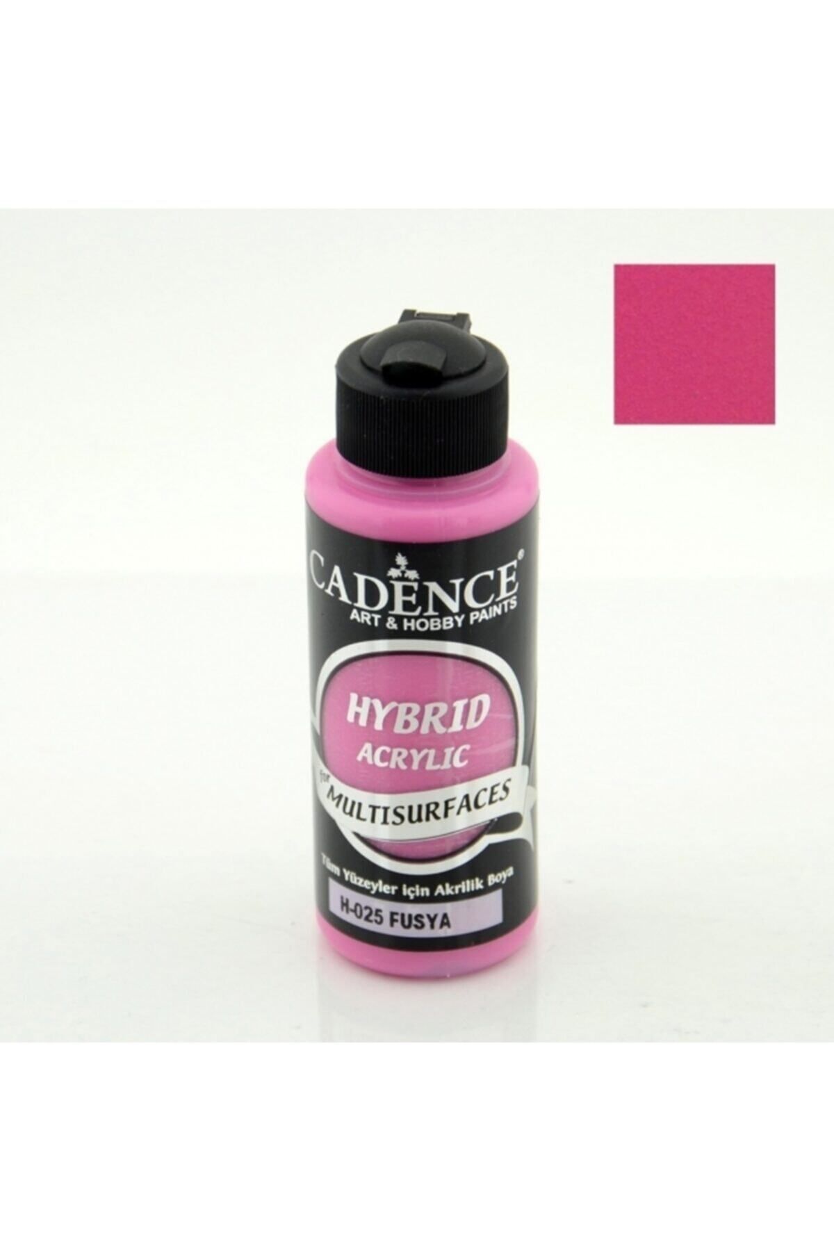 Cadence Boya Hybrıd Akrilik Multısurfaces H-025 Fuşya 120ml