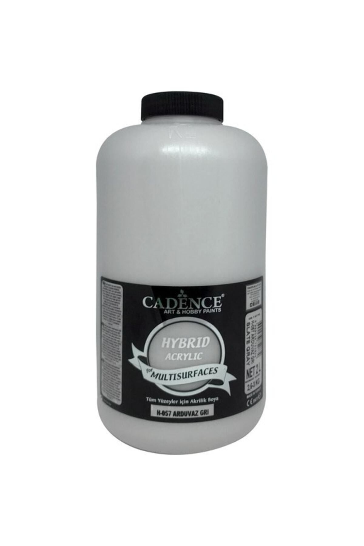 Cadence Boya Hybrıd Akrilik Multısurfaces H-057 Arduvaz Gri 2000 Ml