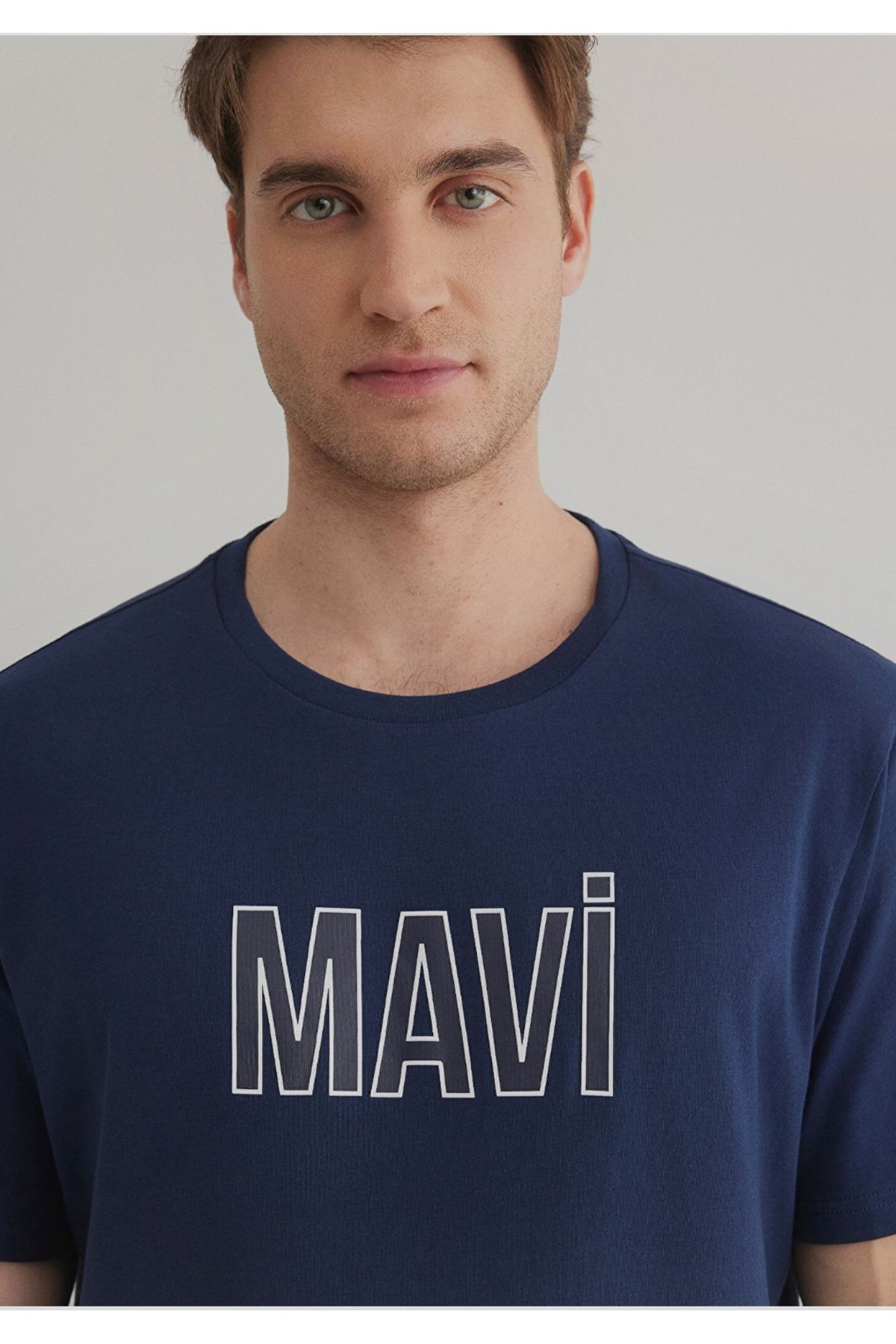 Mavi-Logo Printed T-Shirt from Nin Men's Collection 6