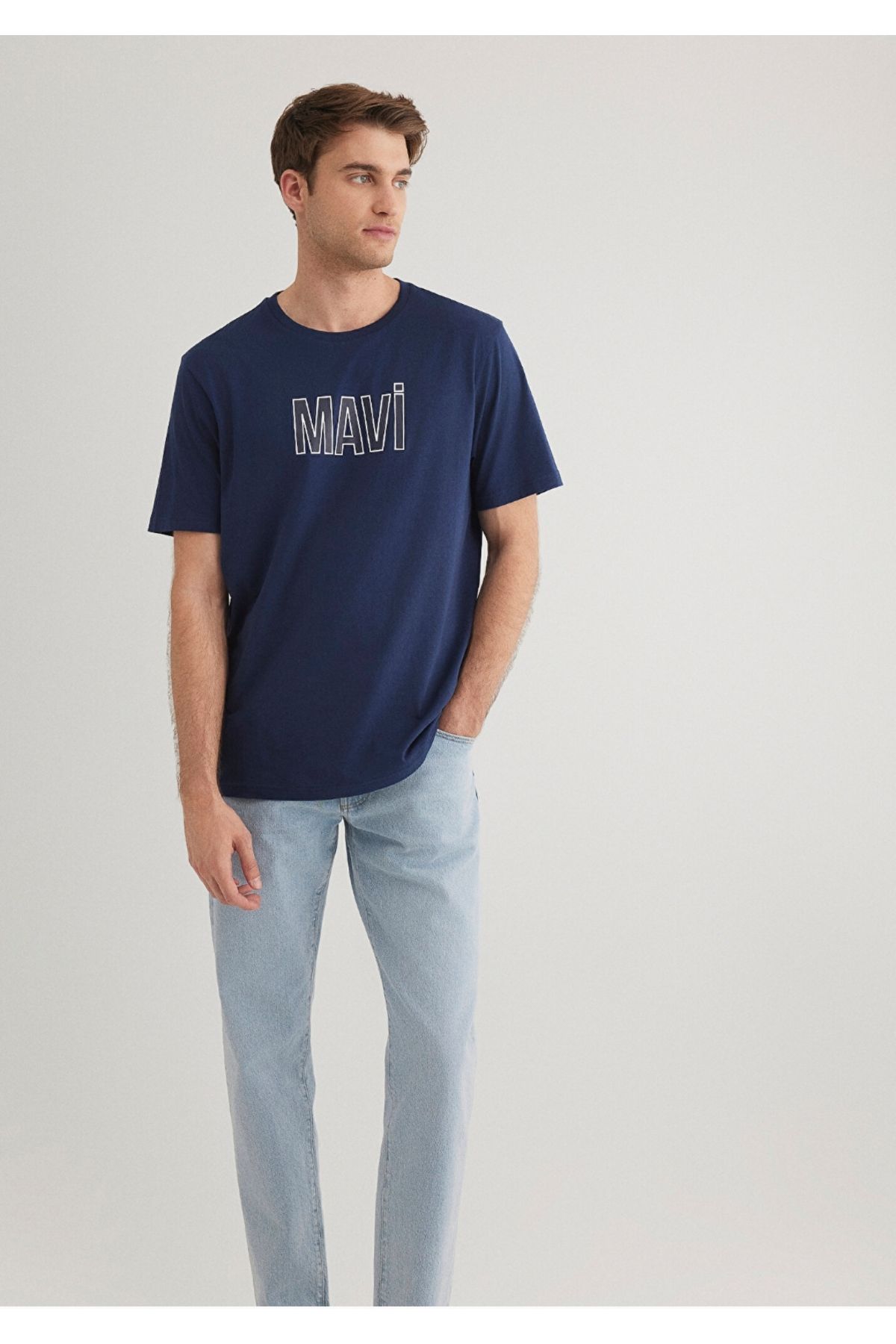 Mavi-Logo Printed T-Shirt from Nin Men's Collection 2