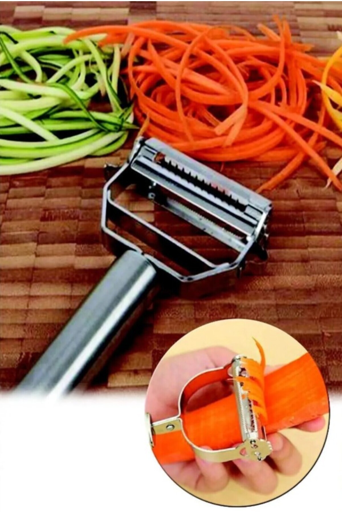 ÖZAY HOME Turbo Julyen-çift Başlı Soyacak-20cm