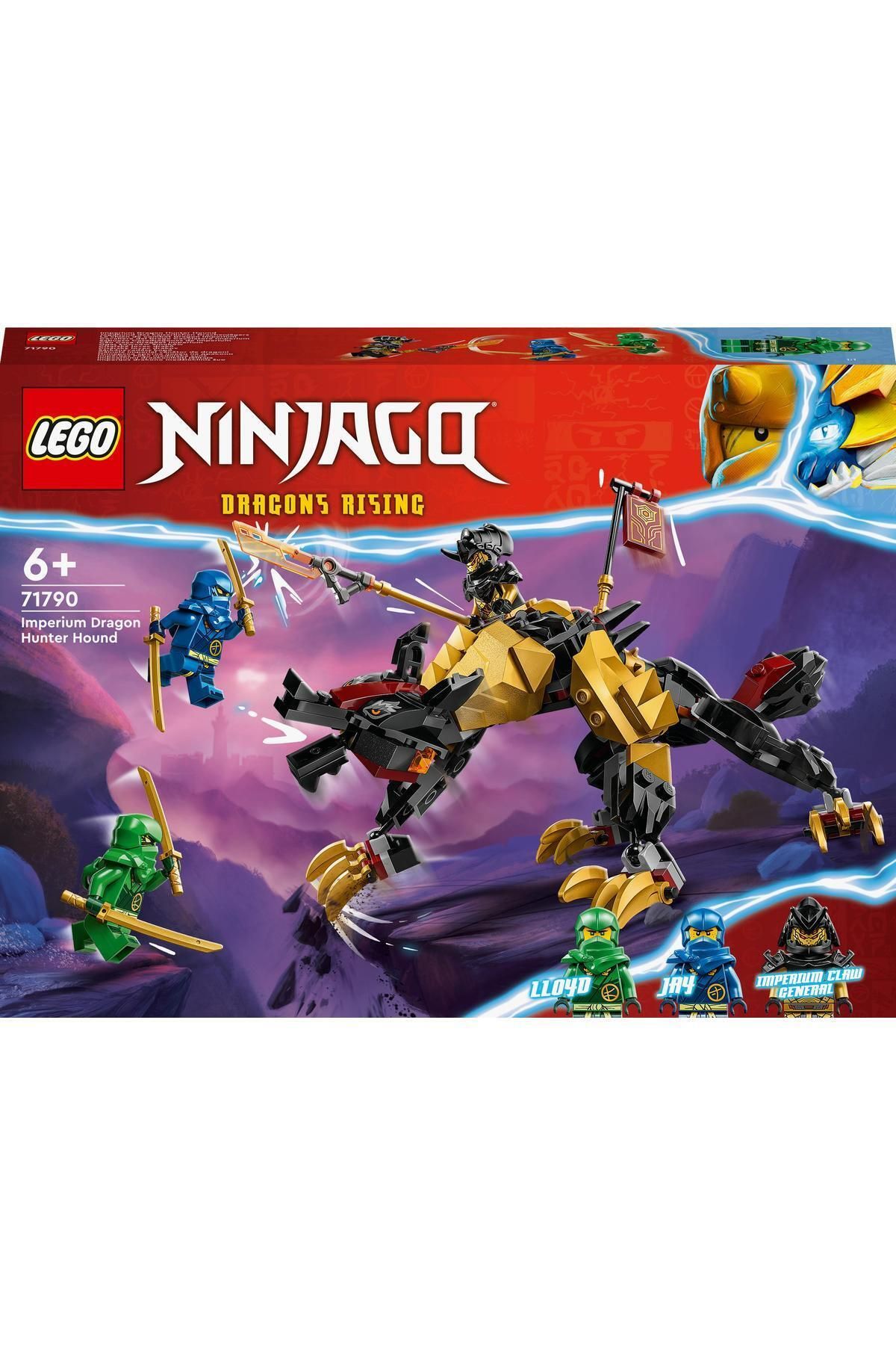 ست ساخت سازه ®NINJAGO مدل شکارچی اژدهای امپریوم: تازی برای 6 سال به بالا - LEGO شماره 198 قطعه LEGO