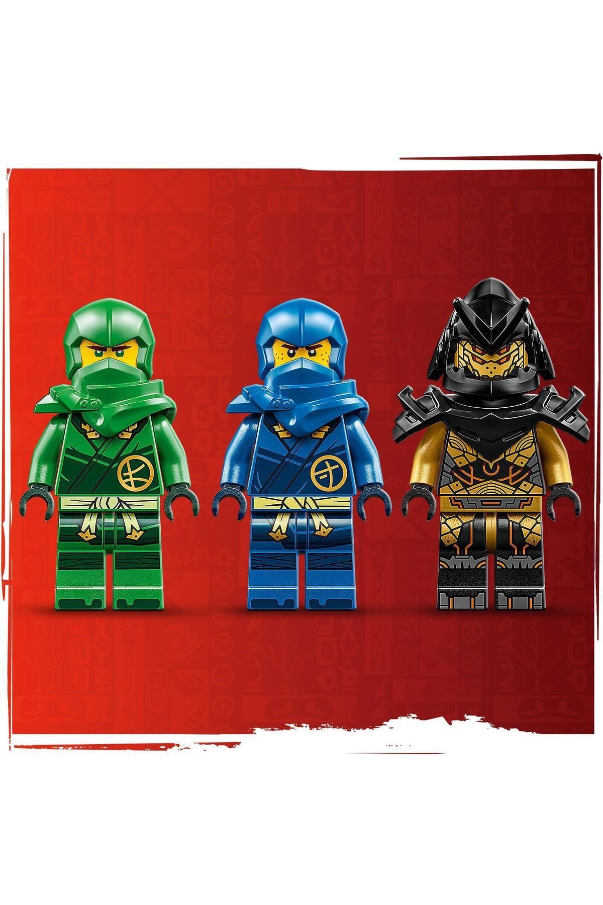 ست ساخت سازه ®NINJAGO مدل شکارچی اژدهای امپریوم: تازی برای 6 سال به بالا - LEGO شماره 198 قطعه LEGO