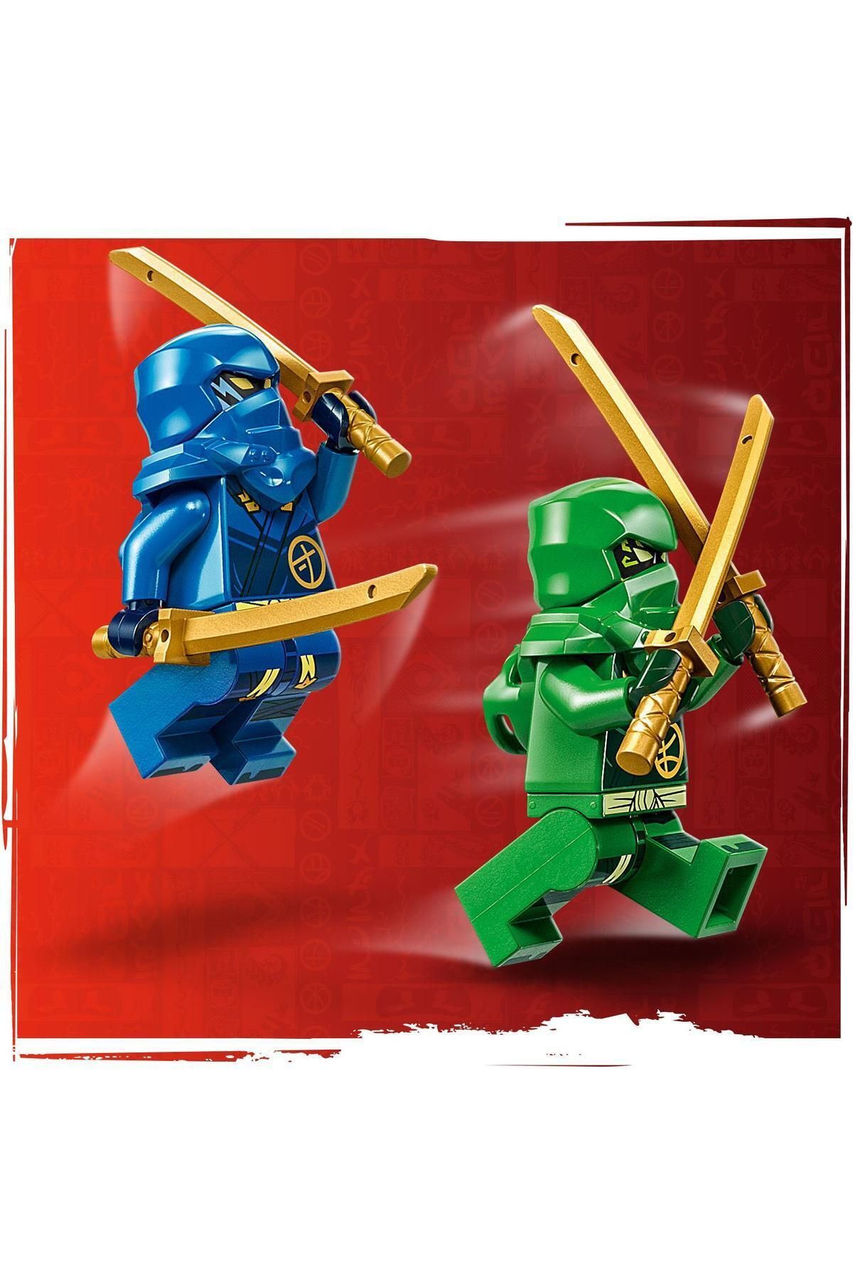 ست ساخت سازه ®NINJAGO مدل شکارچی اژدهای امپریوم: تازی برای 6 سال به بالا - LEGO شماره 198 قطعه LEGO