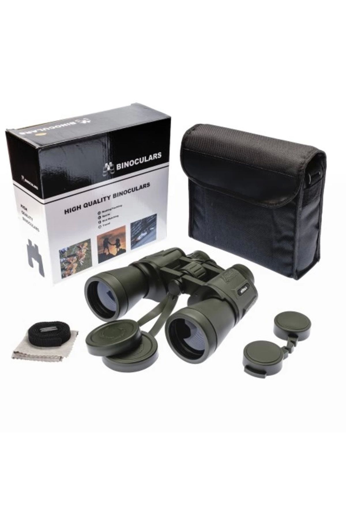 Easy Tedarik 20×50 - Geniş Ön Mercekli - 1000m/56m El Dürbünü -