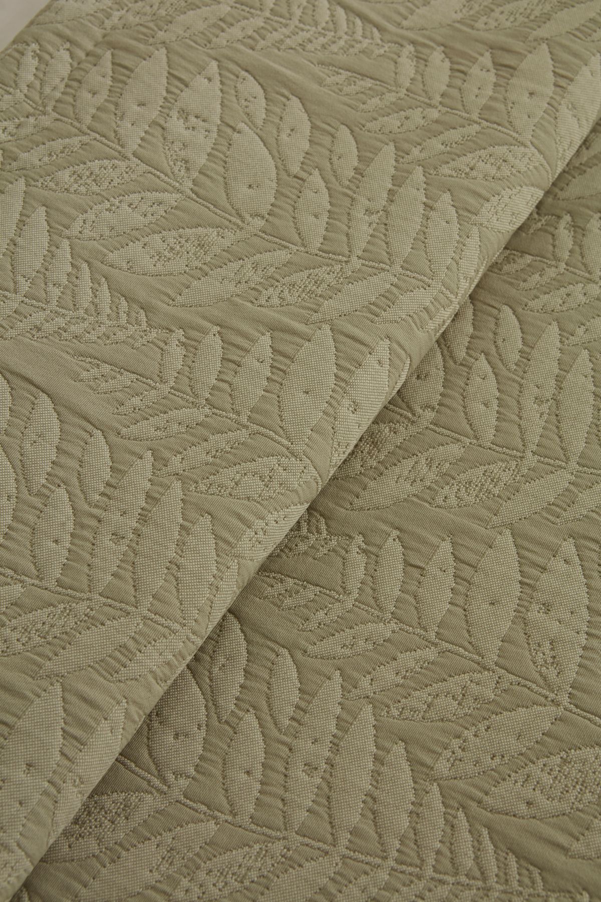 Karaca Home-Serenity Double Bedspread Set Sage 7