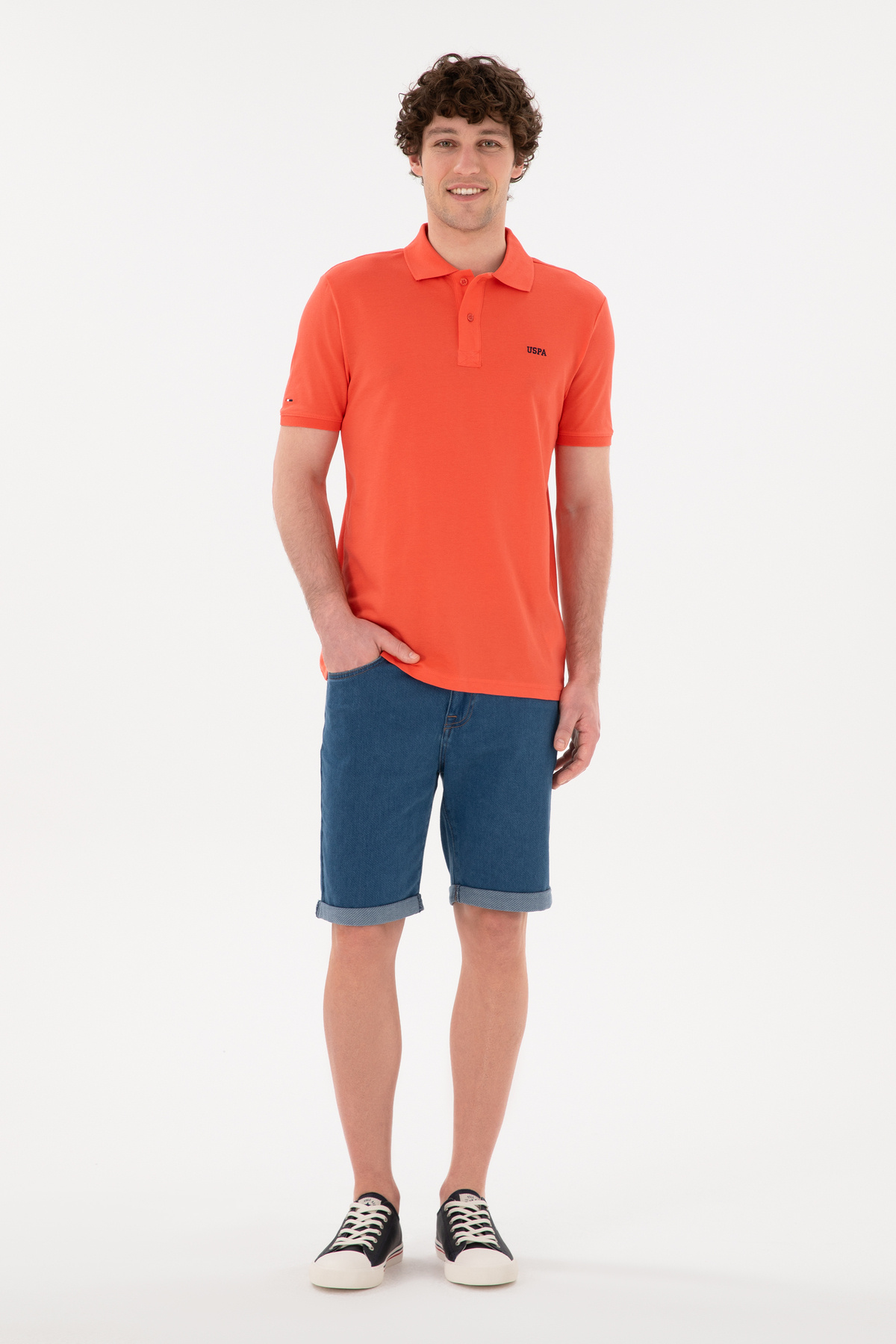 پولوشرت مردانه یقه پلو | یو اس پولو U.S. Polo Assn. 991384 TR - تصویر 4