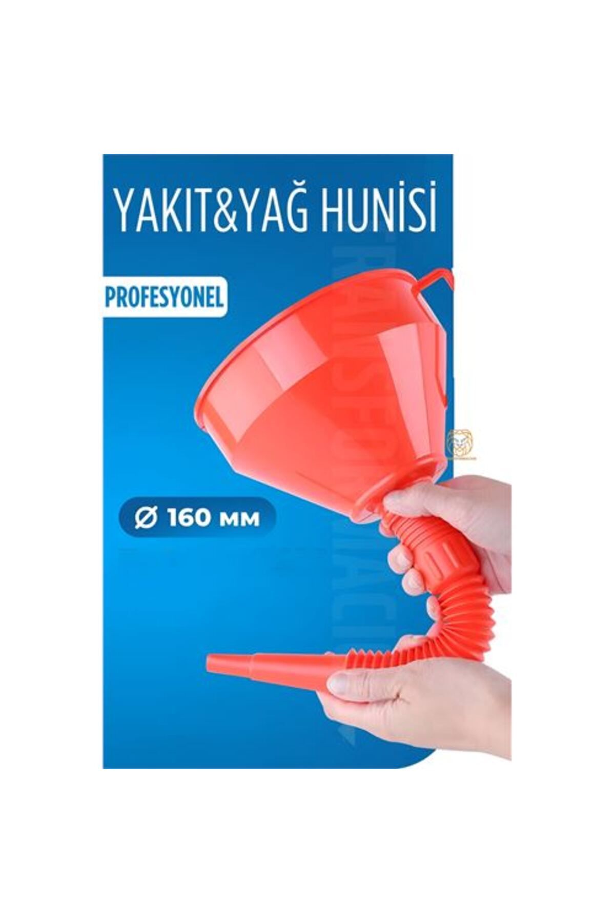 BirdoluSepet Engithalat 16 Cm Çap Büyük Huni Süzgeçli Yakıt Yağ Hunisi Jeneratör Hunisi