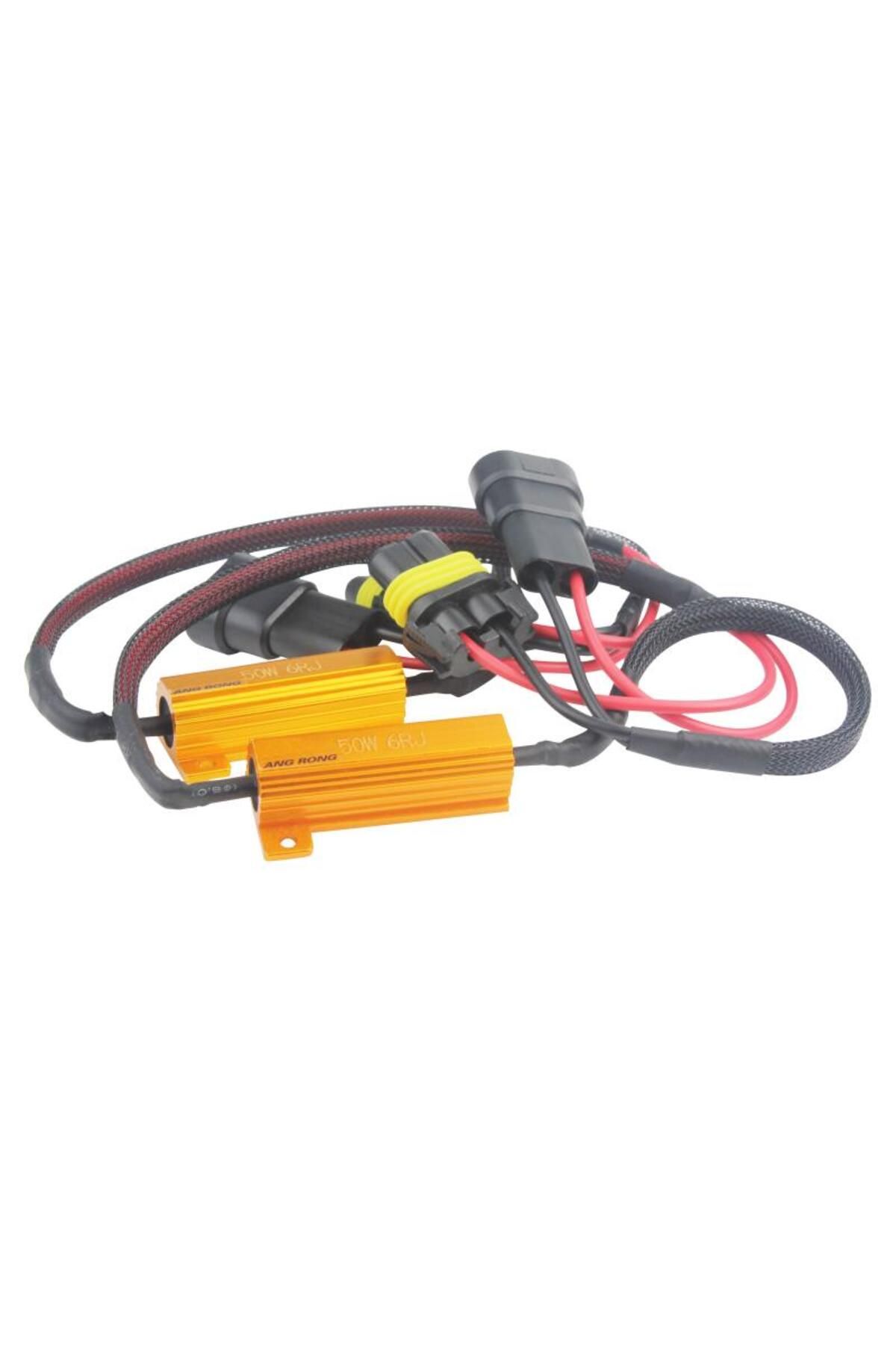 Choice-ANGRONG 2x 50w 6 Ohm 9006 HB4 LED Daytime Fog Light HeadLight Error Free Load Resistor 8
