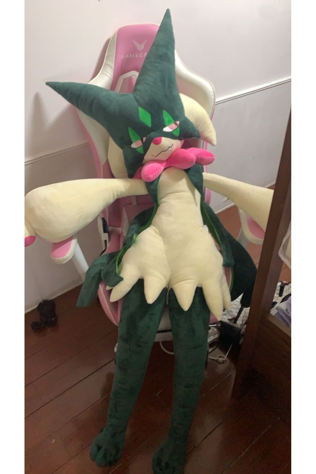 Choice-150cm Giant Pokemon Kawaii Meowscarada Plush Toy Soft Stuffed Animals Doll Throw Pillow Room Deco... 2