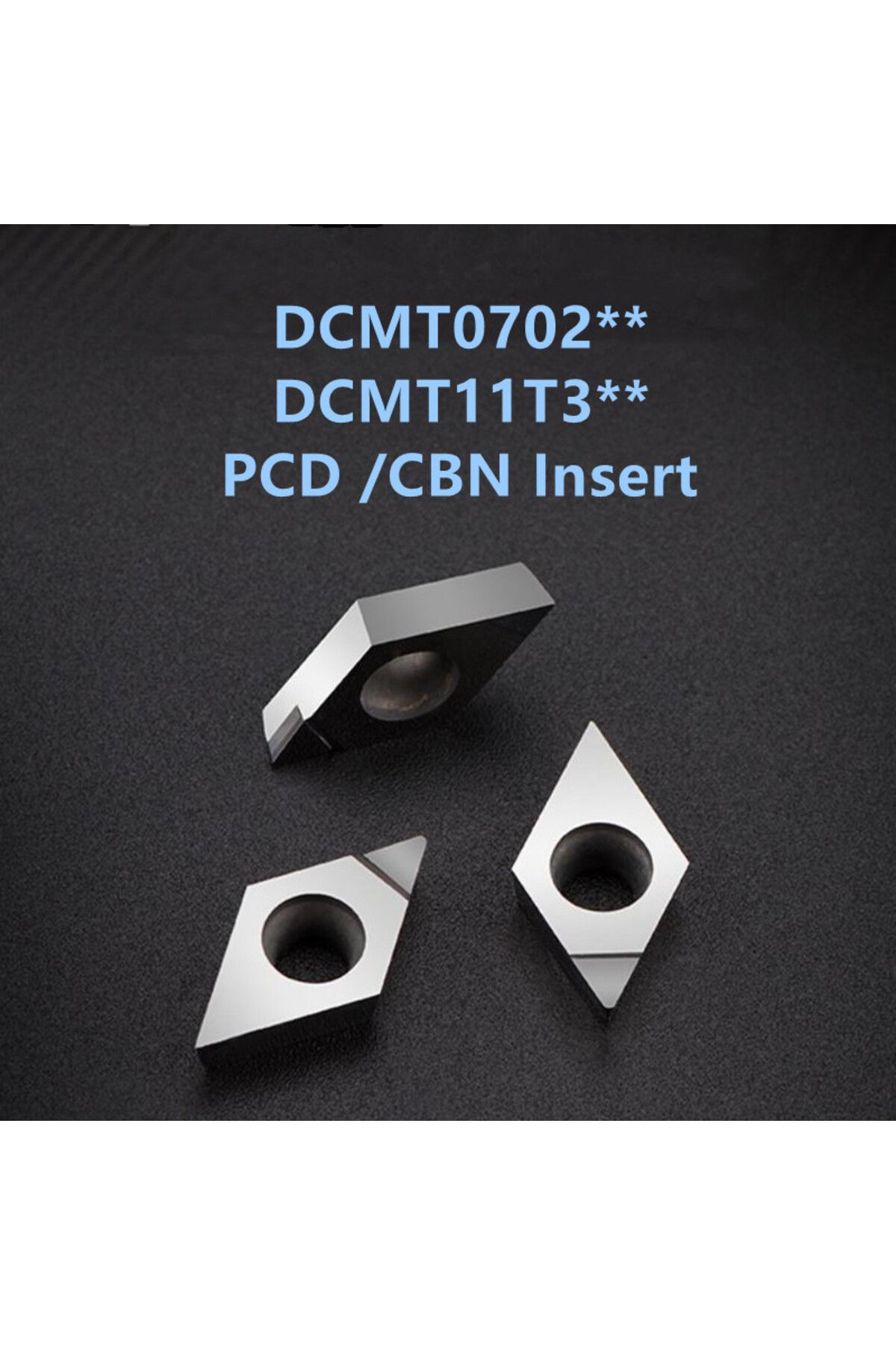 Choice-CBN-DCMT11T304 قطعة واحدة من إدراج PCD CBN إدراج قطع مخرطة CNC DCMT070202 DCMT070204 DCMT11T302 DCMT11T 1