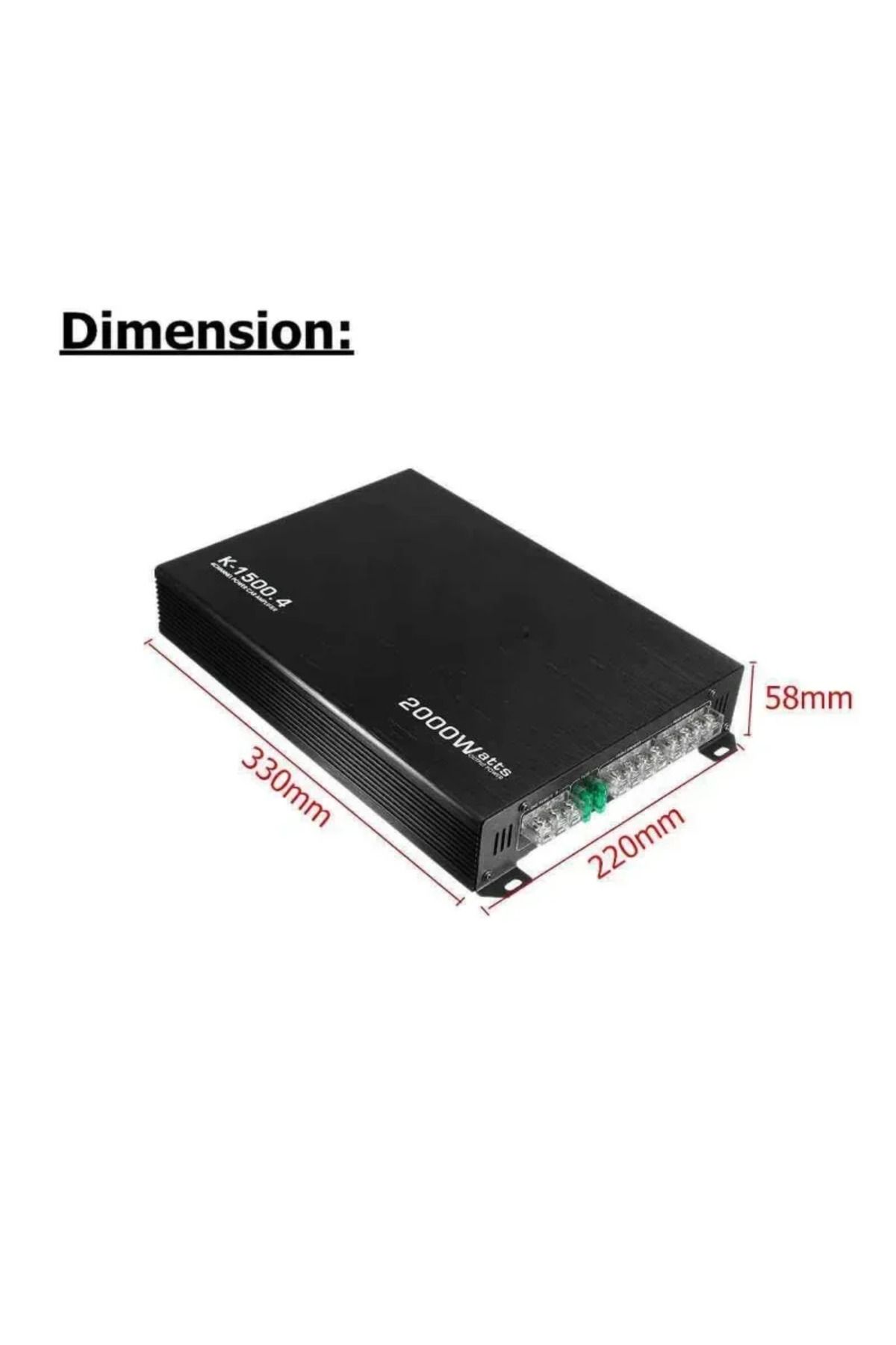 ZUIDID-Class AB Car Audio Modified 4-channel 4*80w High-power Audio Amplifier Four-door Speaker Active S... 3