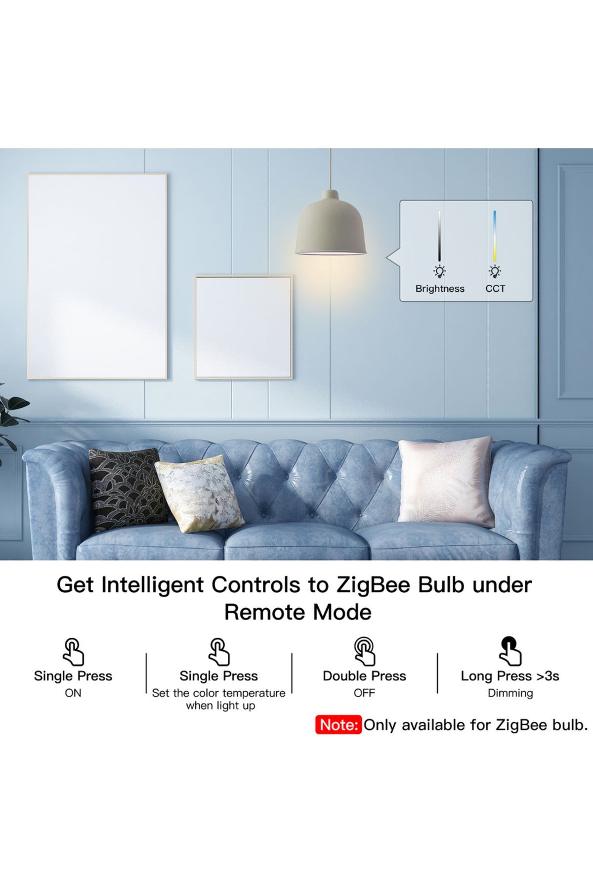 MOES-Tuya ZigBee مفتاح ذكي مفتاح تحكم لاسلكي عن بعد مفتاح تحكم متعدد المشهد الربط ذكي Swi... 4