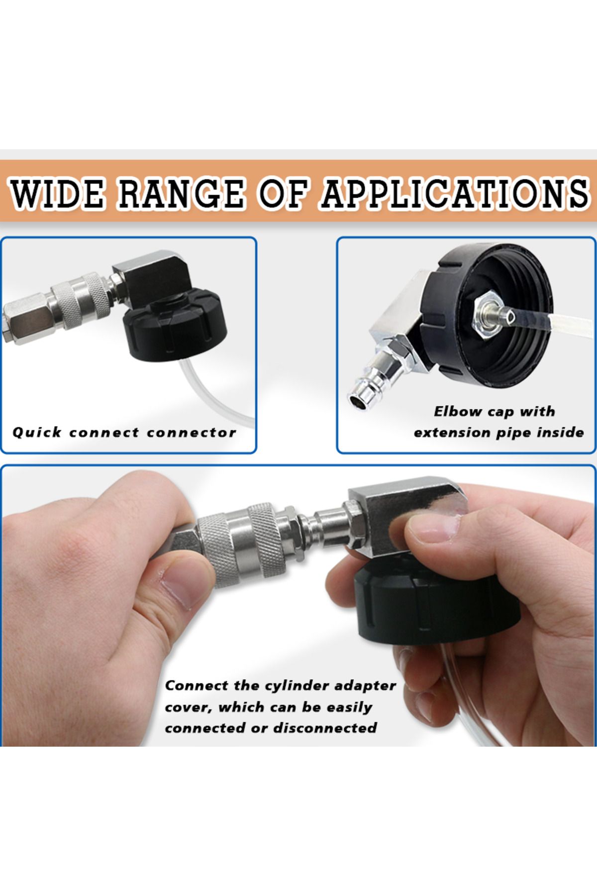 Choice-3L Manual Brake Bleeder Kit with 1L Oil Bottle Fluid Pressure Bleeding Vacuum Pump Tool Set 6