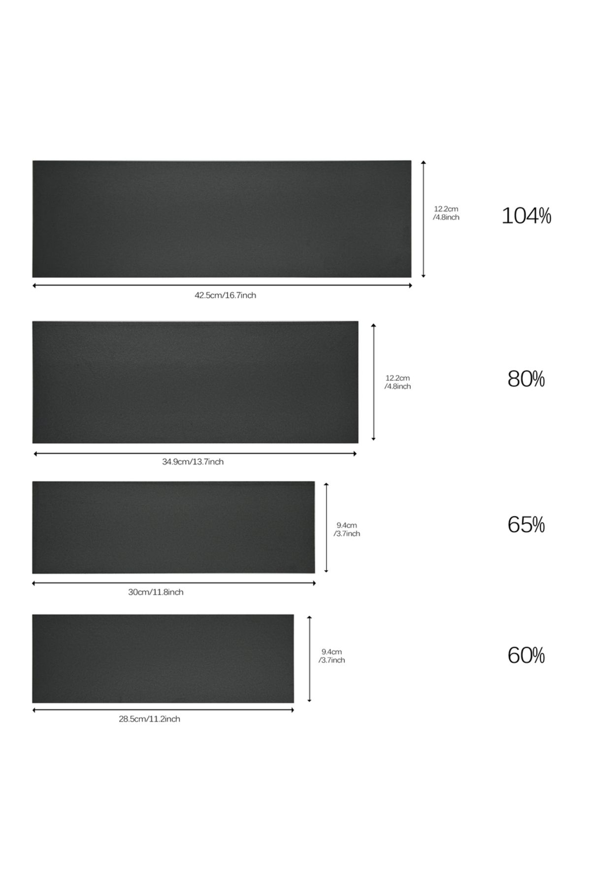 EOENKK-104 Layout Mechanical Keyboard Poron Bottom Foam 3mm Thick Customized Keyboard Poron Pad Foam For 60 5