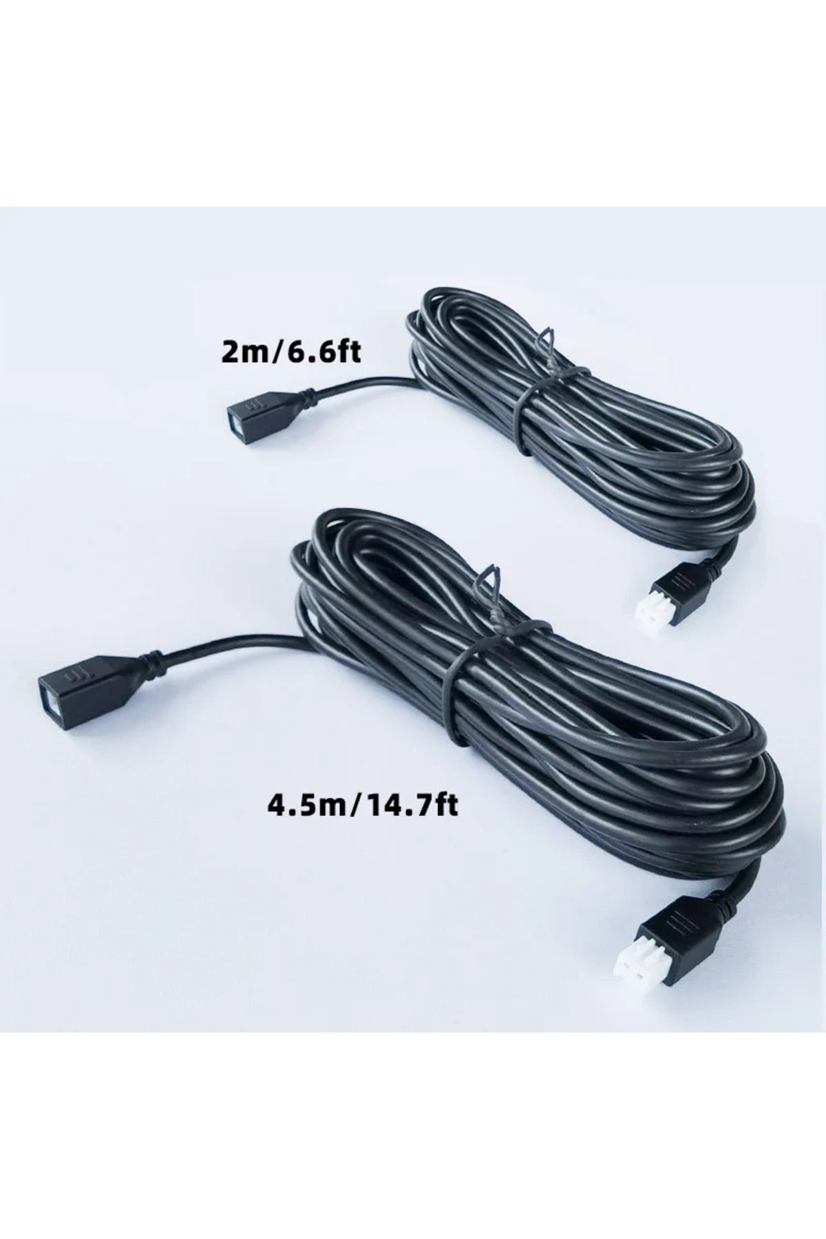 QXNY-4 PCS 2 Pin Parktronic Parking Sensors Extension Cable Cord for Car Reversing Parking Sensor Back... 3