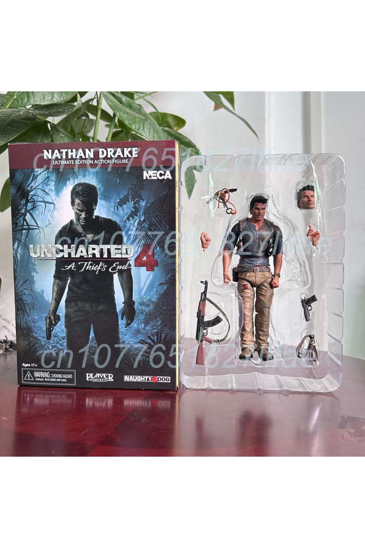 Choice-With Box Neca Figure Uncharted 4 A Thief's End Nathan Drake Action Figure Model Toys Joint Movable D 1